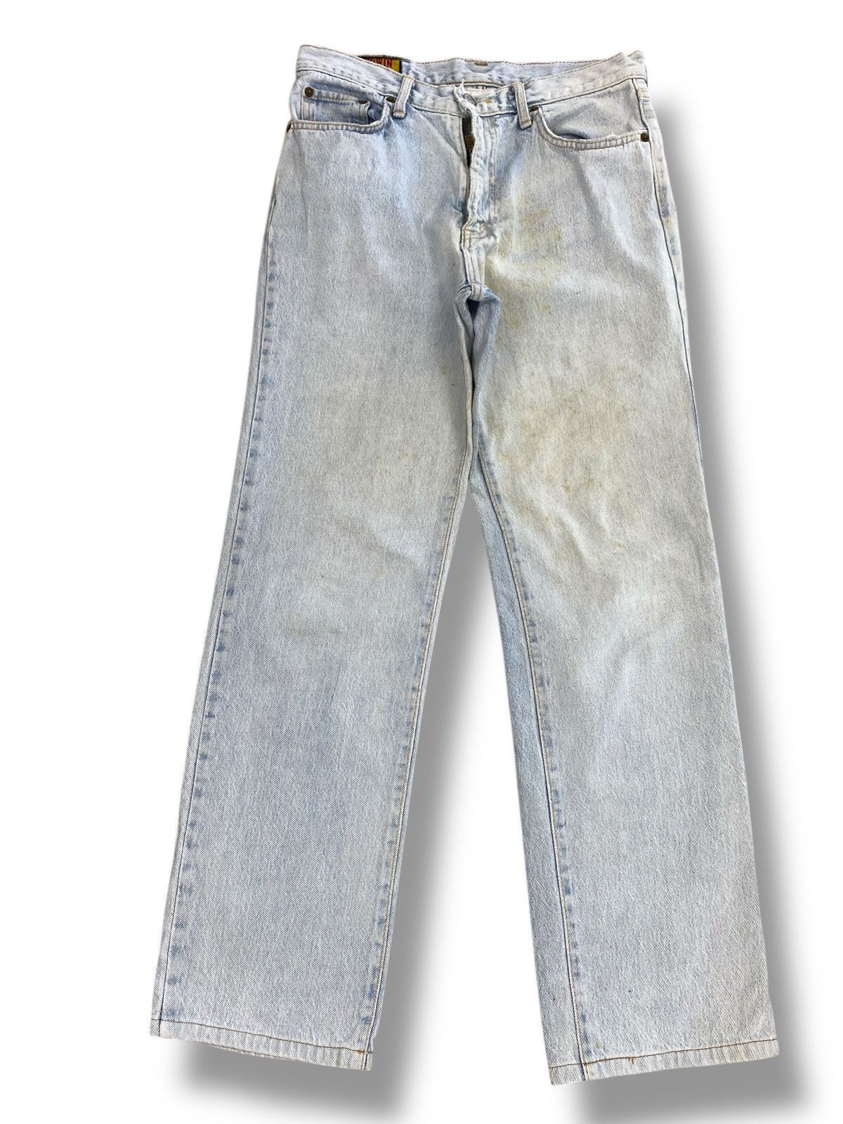 Edwin Edwin Brand Faded Light Wash Style Straight Cut Jeans Size US 30 / EU 46 - 1 Thumbnail