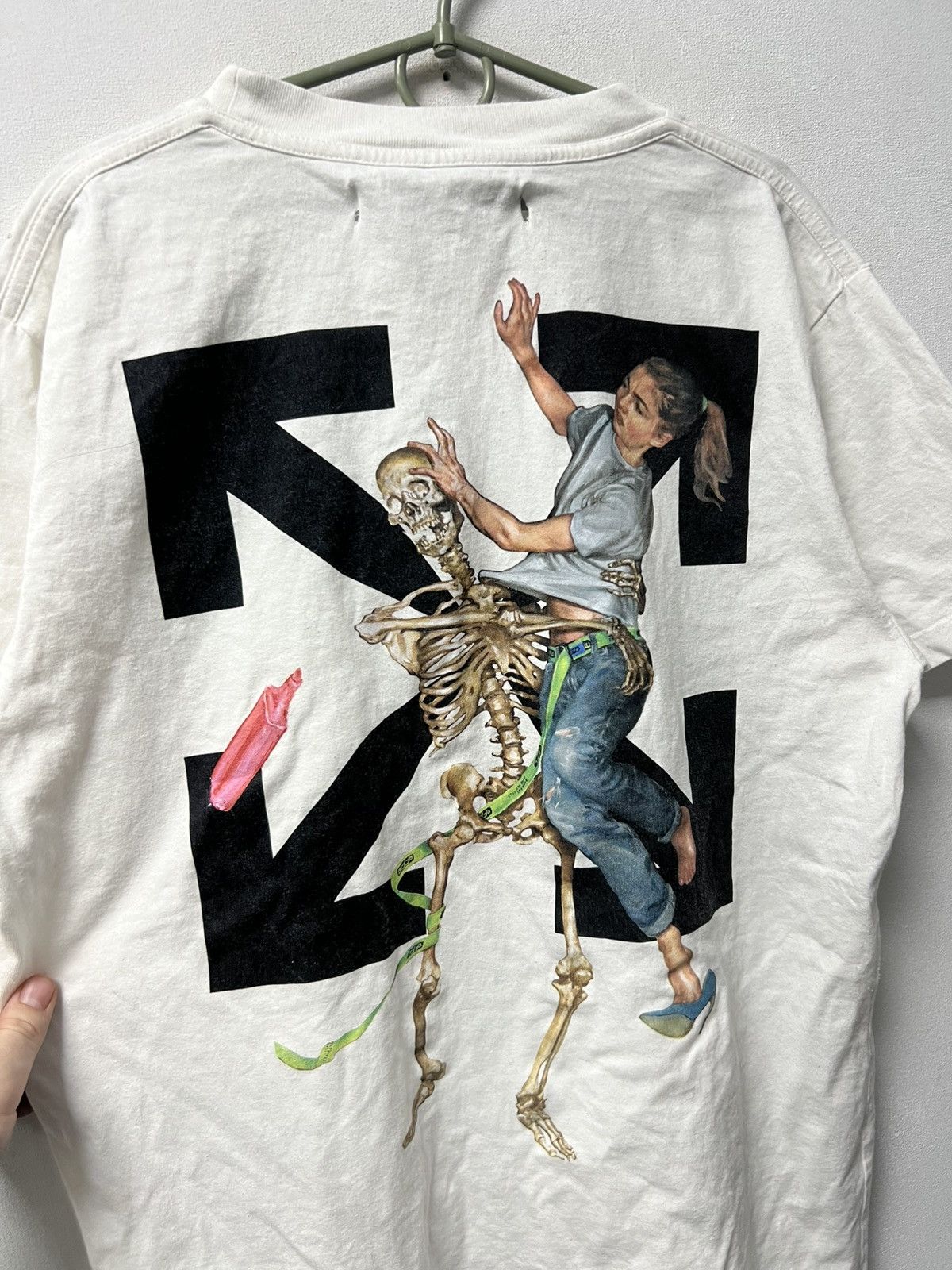 Off-White Off White T-shirt Big Logo Luxury Size XL Size US XL / EU 56 / 4 - 2 Thumbnail