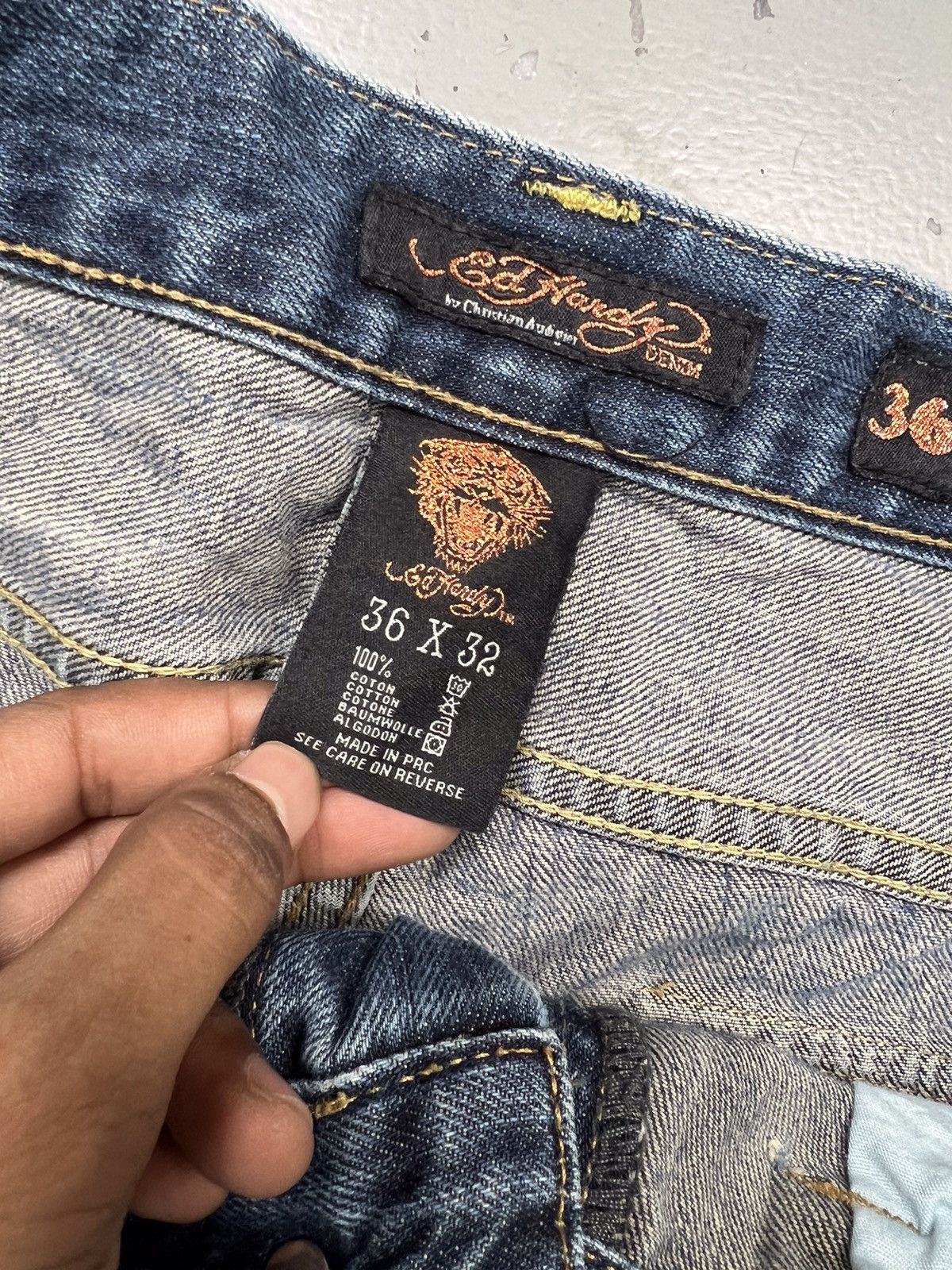Ed Hardy × Vintage Vintage Edhardy denim Size US 36 / EU 52 - 6 Thumbnail