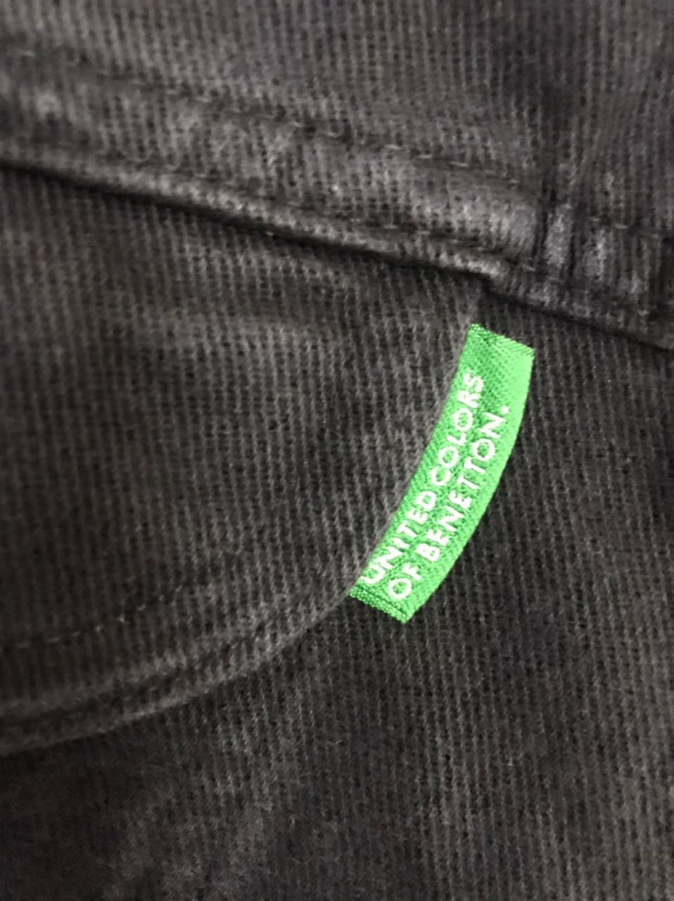United Colors Of Benetton 💥United Colors Of Benetton Trucker Black Jacket Size US M / EU 48-50 / 2 - 5 Thumbnail