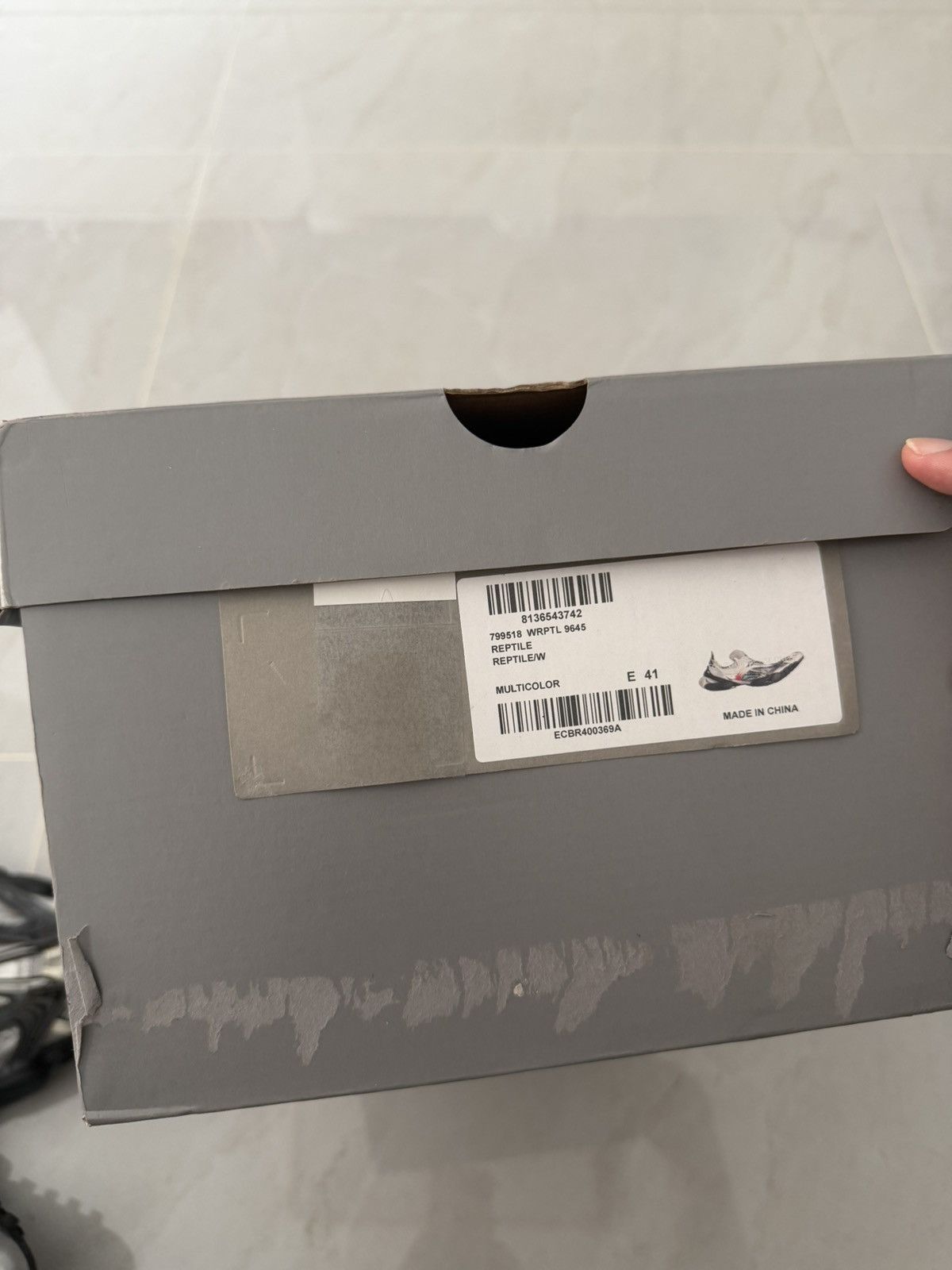 Balenciaga Balenciaga Reptile Sneaker Sz.41 Size US 8 / EU 41 - 8 Thumbnail