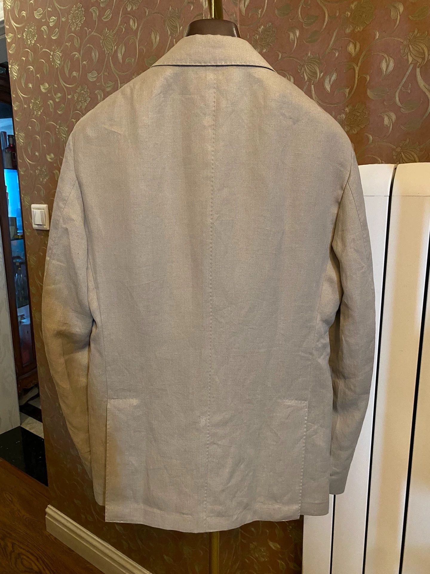 Loro Piana Loro Piana Handmade Italy 100% Heavy Linen Blazer Size 50R - 5 Thumbnail