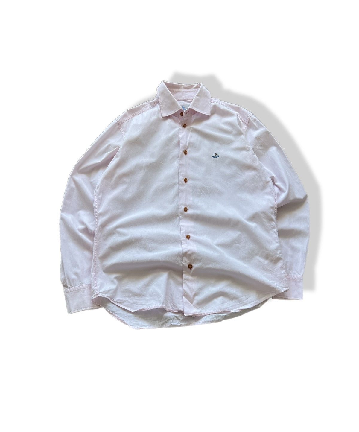 Vivienne Westwood Vivienne Westwood Button App Vintage Shirt Pink Rare Size US XL / EU 56 / 4 - 1 Thumbnail