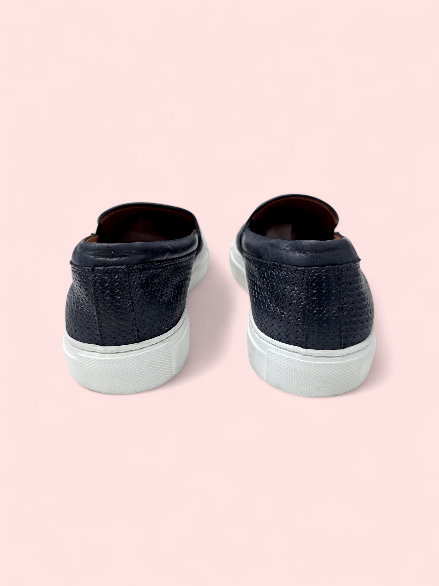 Aquatalia Aquatalia woven leather slip-on sneakers-FASHIONELLA Size US 9 / IT 39 - 9 Thumbnail