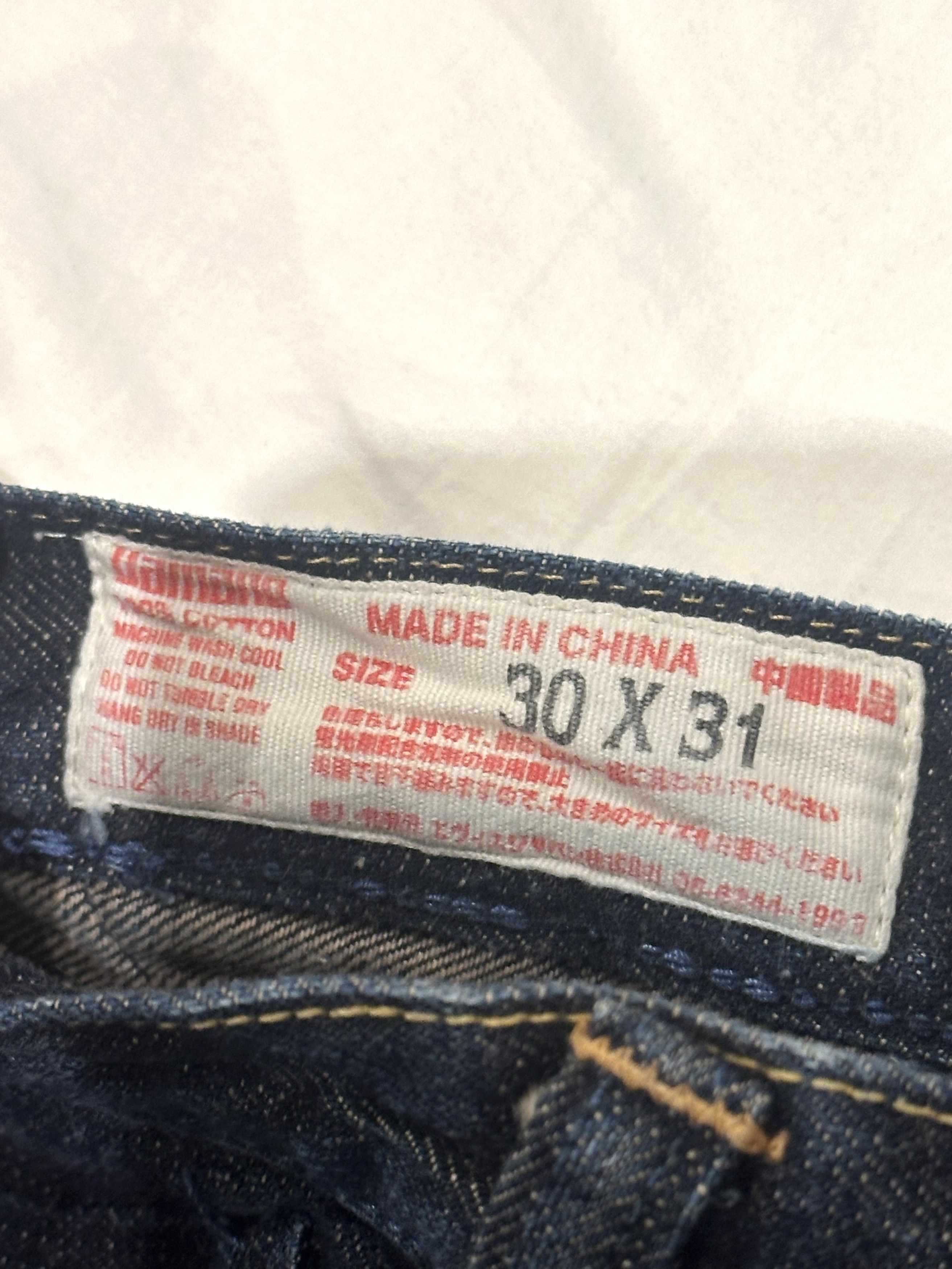 Evisu Evisu x Yamane - Rare Vintage Y2K Cat and Skull Jeans Size US 30 / EU 46 - 9 Thumbnail