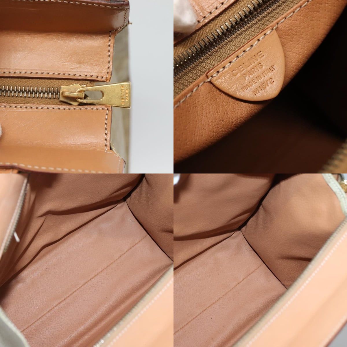 Celine CELINE Macadam Canvas Tote Bag Pvc Beige Gold Size ONE SIZE - 11 Thumbnail