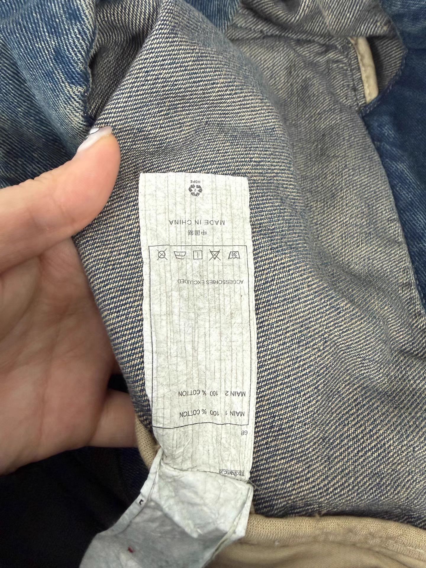 Hamcus HAMCUS S.O.D.A. Blue Heavy Washed Denim Jeans K20 Size US 31 - 5 Thumbnail