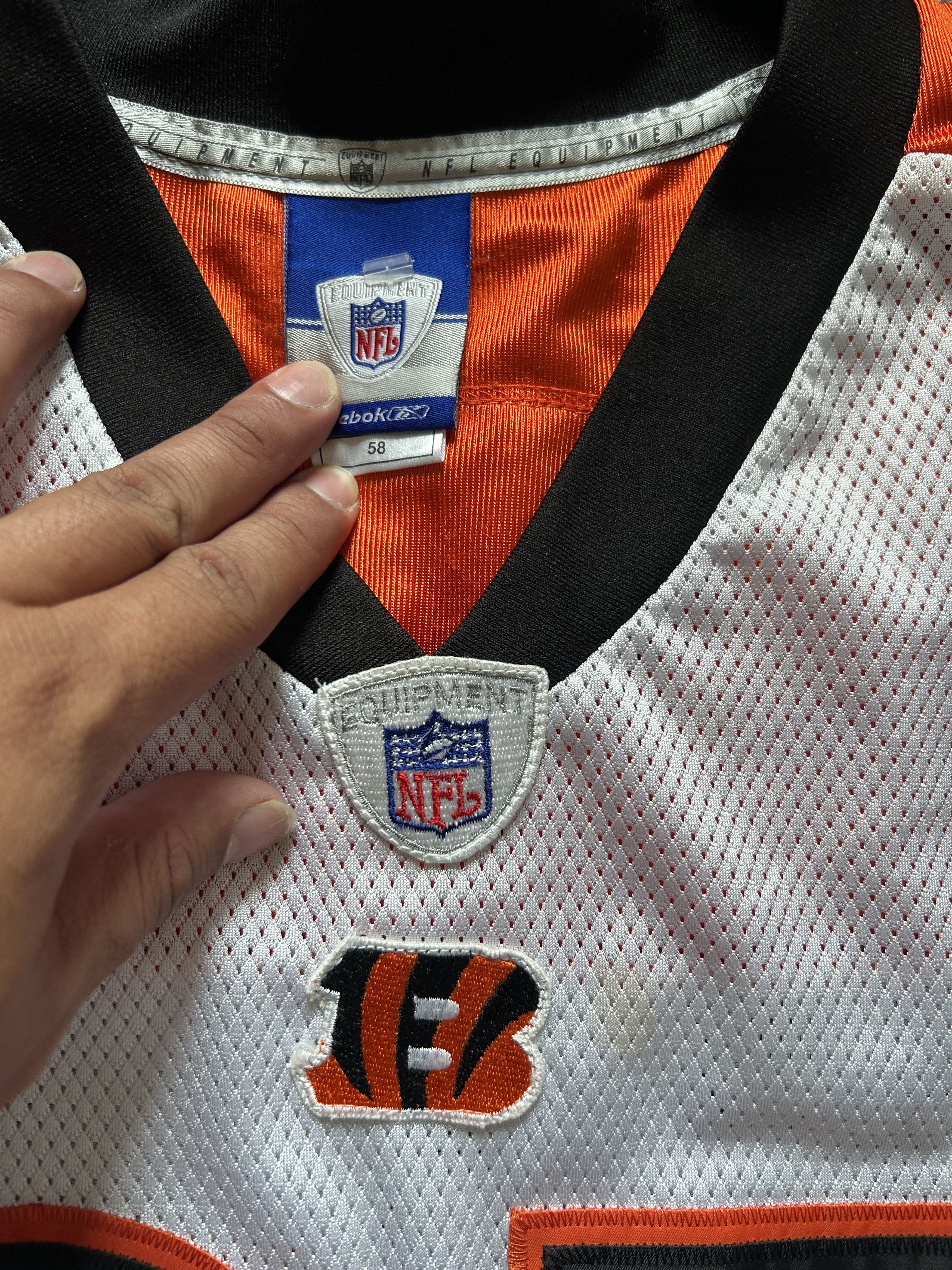 NFL Authentic Chad Johnson Cincinnati Bengals Jersey 58 Size US XXL / EU 58 / 5 - 3 Thumbnail