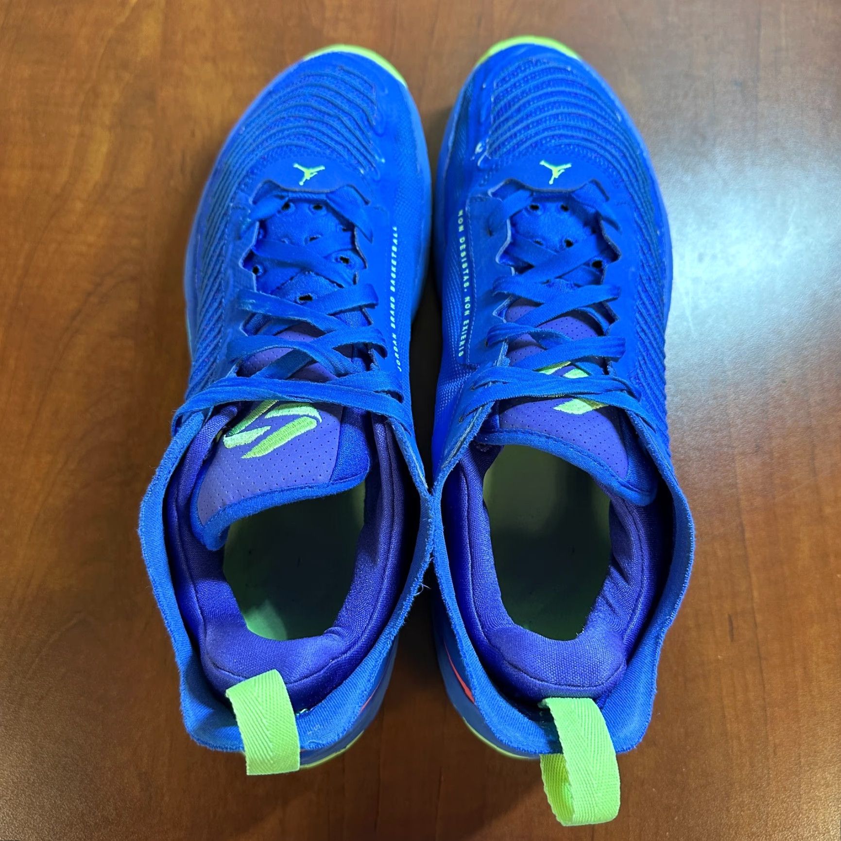Jordan Brand Jordan Luka 1 Shoes Mens 12 Basketball Low Top Blue Rubber Lace Up DN1772 436 Size US L / EU 52-54 / 3 - 4 Thumbnail
