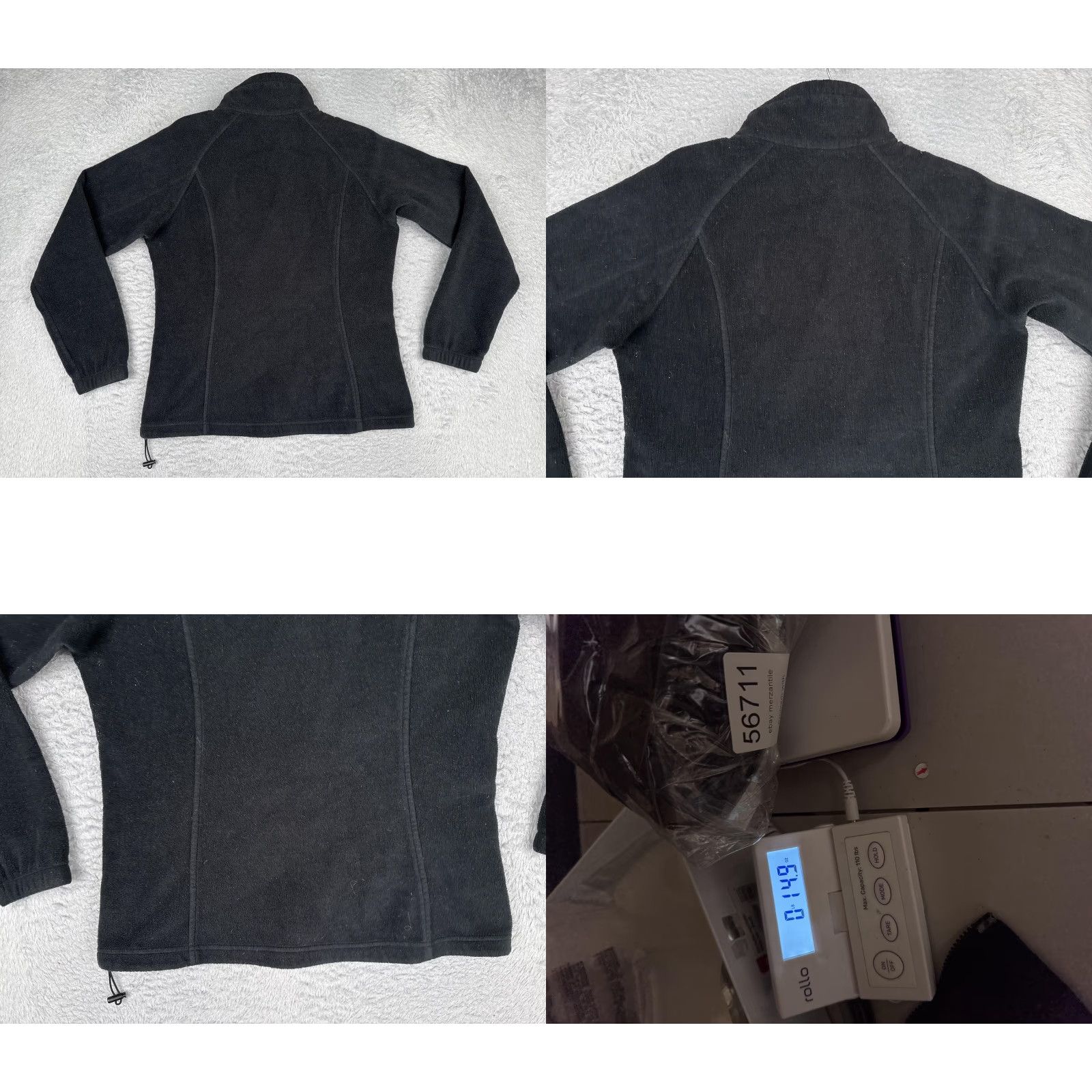 Vintage Columbia Jacket Womens L Black Full Zip Pockets Hiking Outdoor Trail Fleece Thermal Winter Activewear Casual Travel Size L / US 10 / IT 46 - 9 Thumbnail