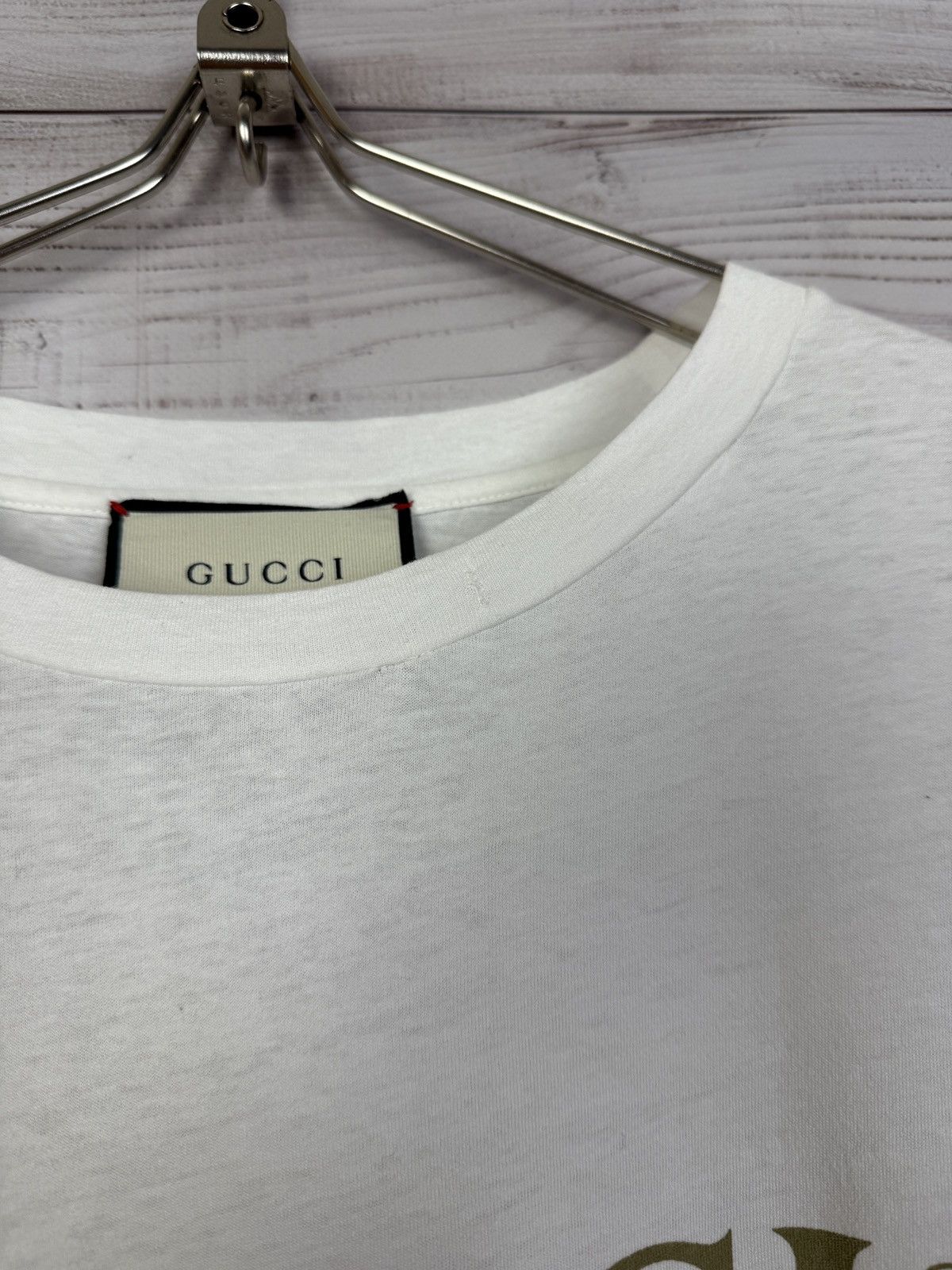 Gucci Gucci Tee Shirt With Big Logo Size US S / EU 44-46 / 1 - 10 Thumbnail