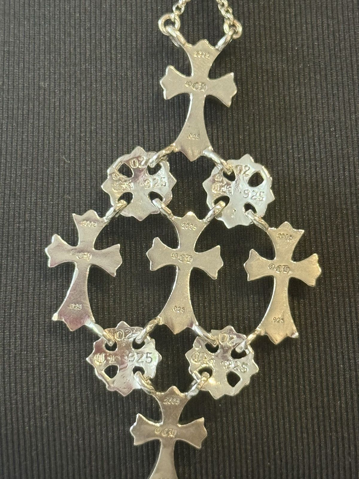Chrome Hearts 1 of 1 FULL BODY CHAIN MULTI CROSS SILVER Size ONE SIZE - 14 Thumbnail