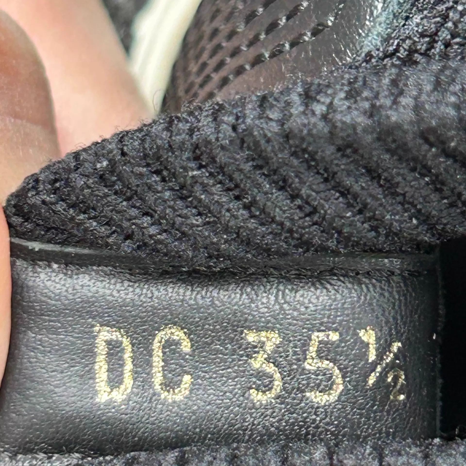 Dior Dior Black White Logo Strap Sock Sneaker Women's 35.5 Size US 5 / IT 35 - 7 Thumbnail