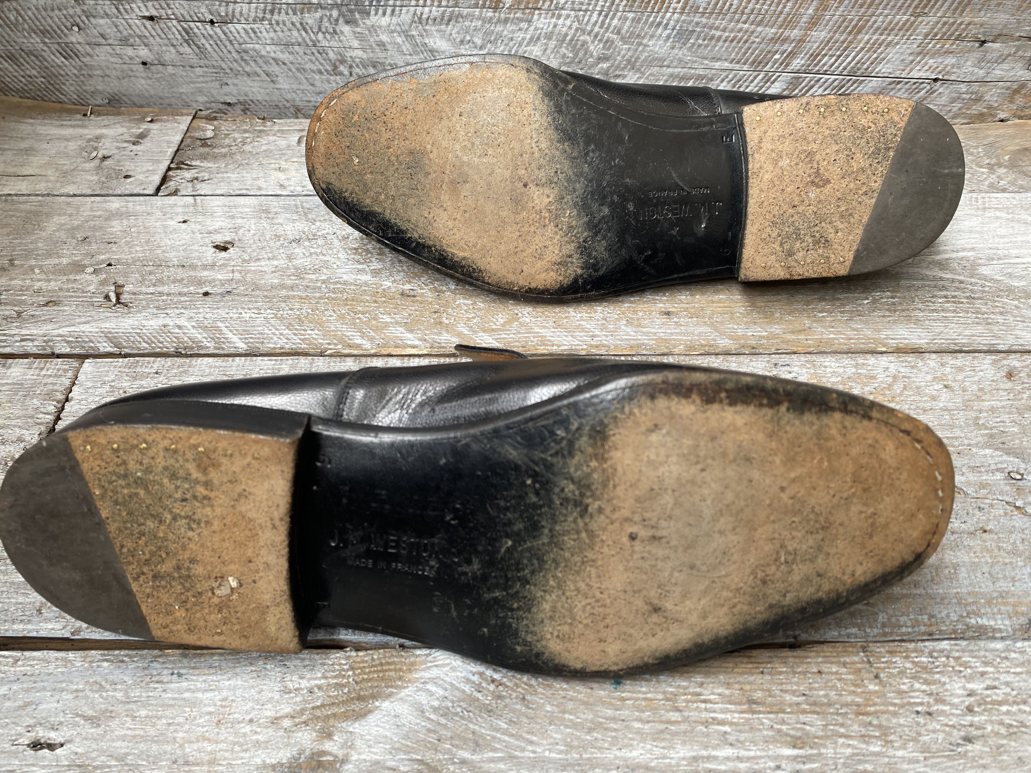J.M. Weston J.M.Weston black leather slip on loafers sz Size US 6.5 / EU 39-40 - 11 Thumbnail