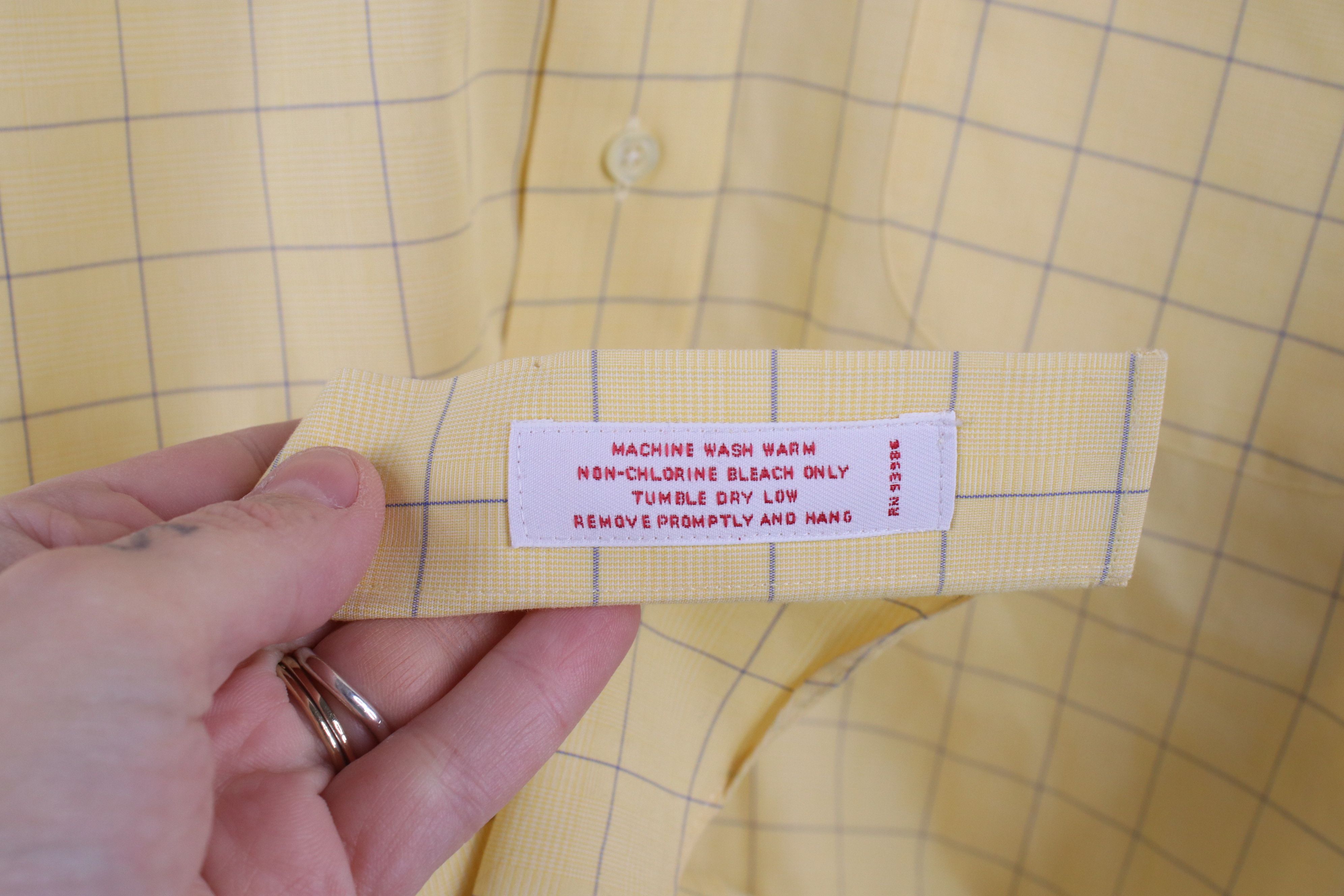 Brooks Brothers × Vintage Vintage Brooks Brothers Cotton Button Down Shirt OCBD Plaid Size US M / EU 48-50 / 2 - 8 Thumbnail
