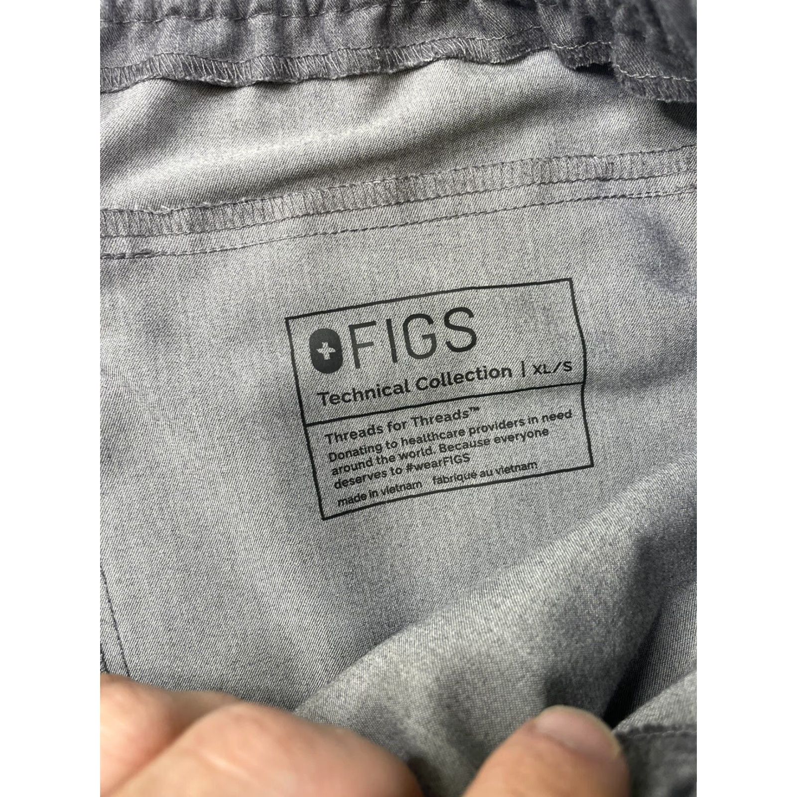 Vintage FIGS Tansen Joggers Scrub Pants Gray XL Short Mens XS?L?N/A Size US 36 / EU 52 - 4 Thumbnail