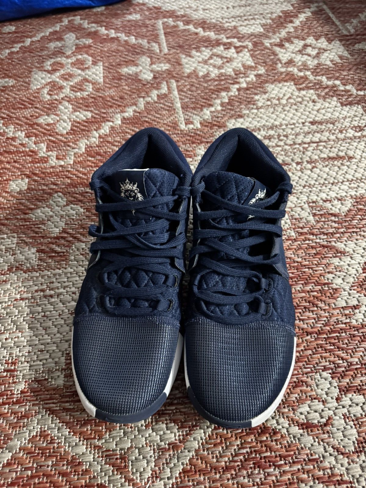 Nike Nike LeBron Witness 8 TB Sz 10 Used Navy No Box Size US 10 / EU 43 - 2 Thumbnail