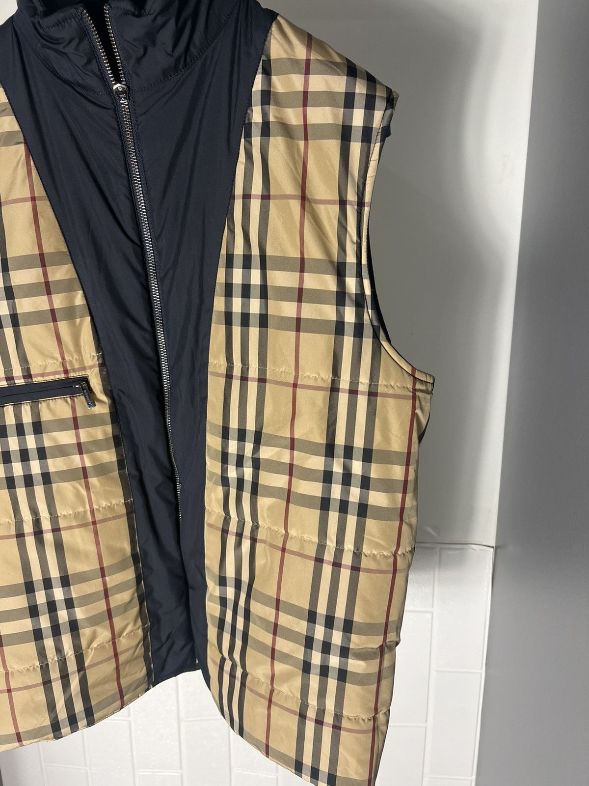 Burberry × Vintage VERY RARE BURBERRY LONDON VESTS DESIGNER JAPAN STYLE Y2K 90s Size US M / EU 48-50 / 2 - 10 Thumbnail
