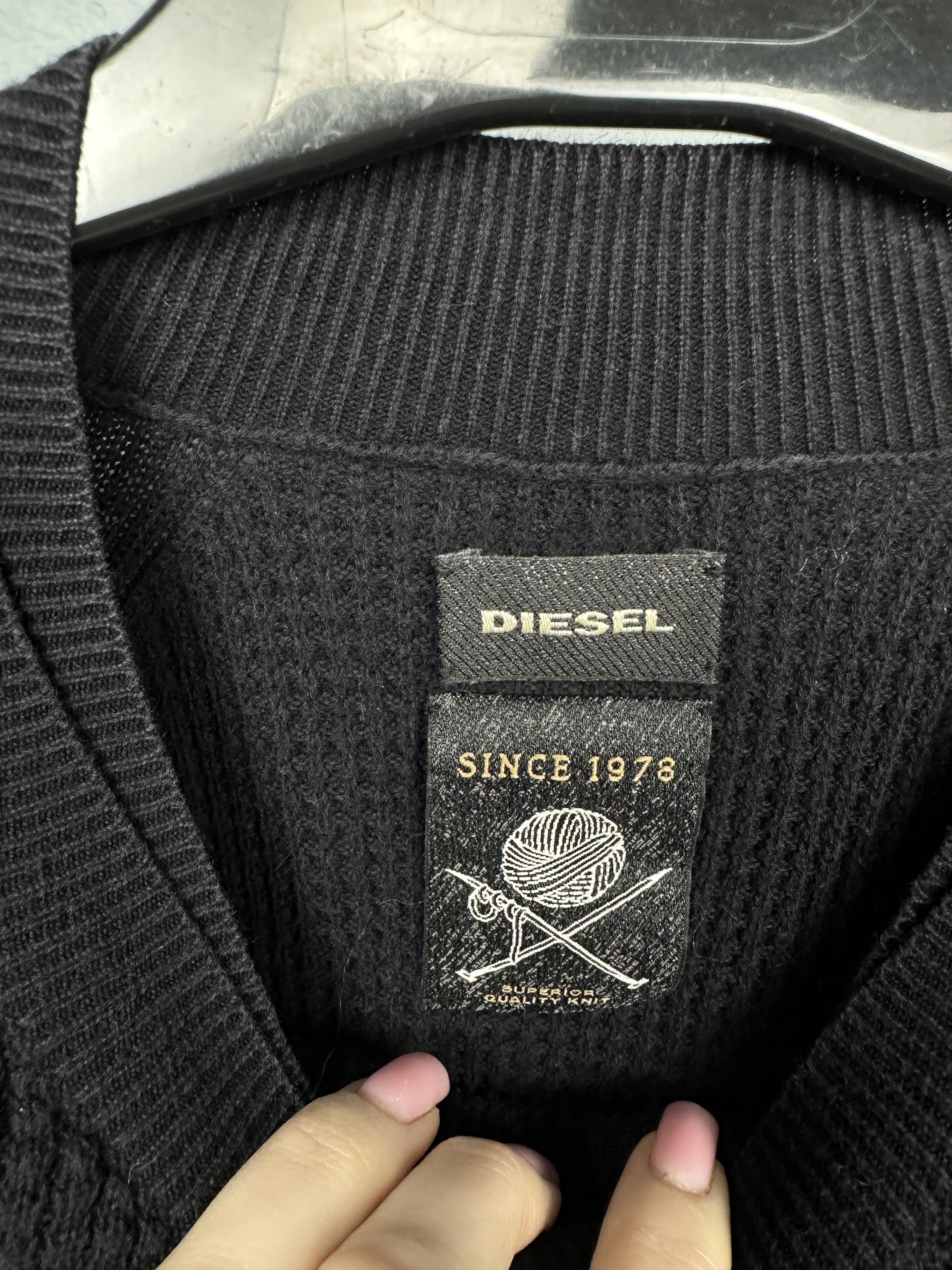 Diesel Diesel Mens Knit Sweater Size US M / EU 48-50 / 2 - 4 Thumbnail