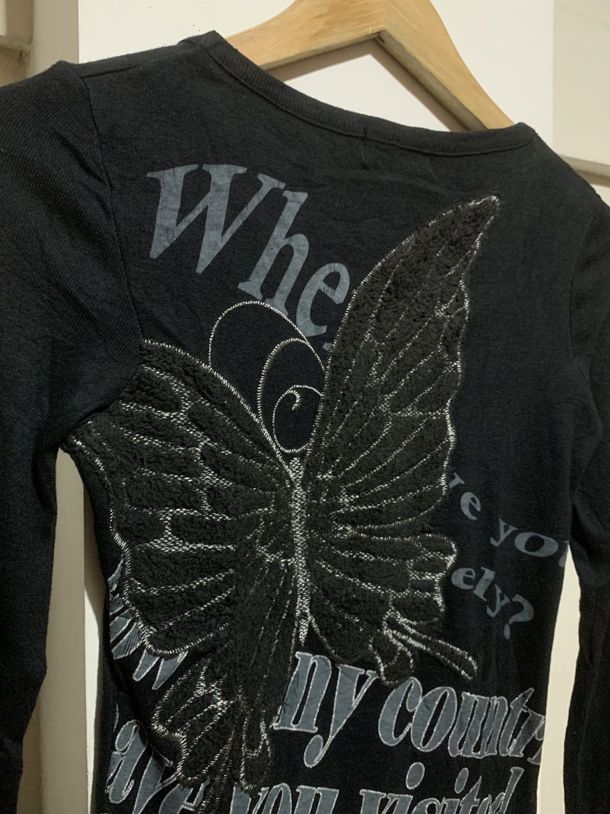 Hysteric Glamour × Undercover Japanese Scream Poem Quotes Longsleve Tee Shirt Size M / US 6-8 / IT 42-44 - 10 Thumbnail