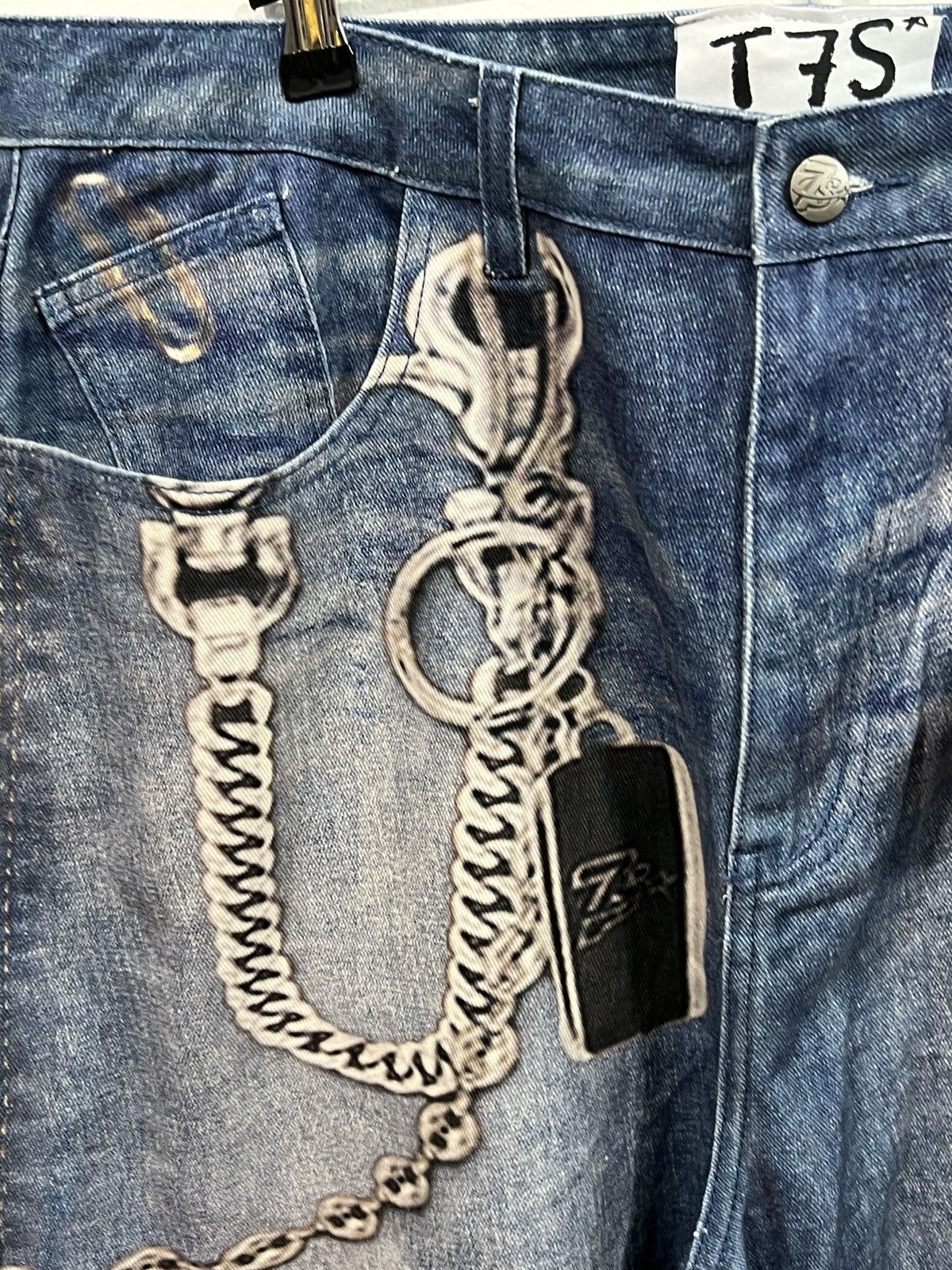 TRIPLE SEVENS Triple Sevens 2D Blue Jeans Size US 36 / EU 52 - 2 Thumbnail