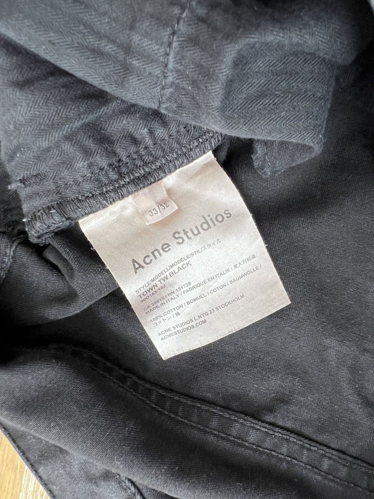 Acne Studios Acne studios town tw black trousers Size US 33 - 4 Thumbnail