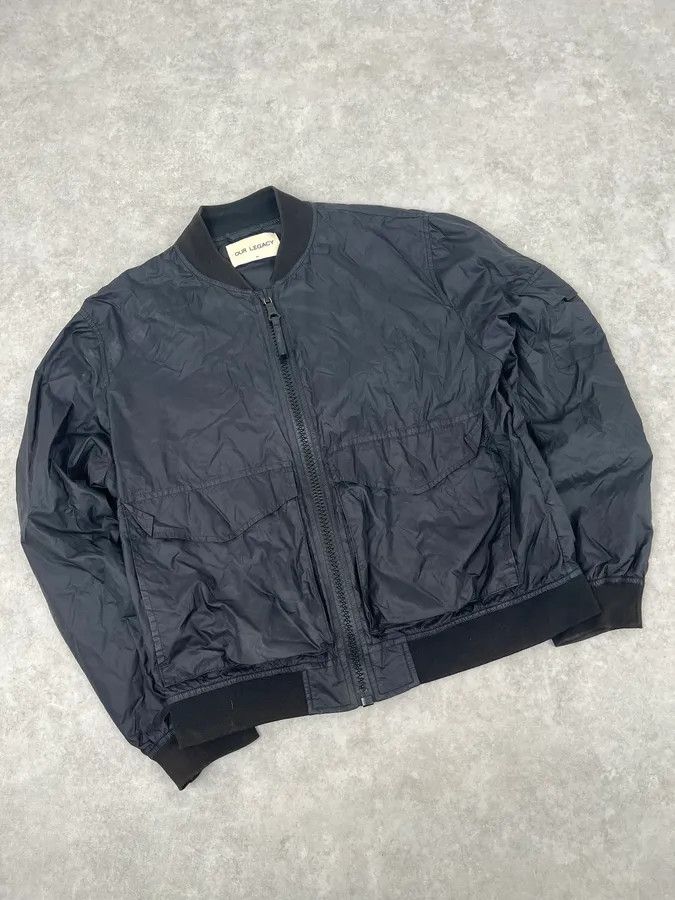 Our Legacy SS2016 Our Legacy Silky Black Bomber Jacket Size US M / EU 48-50 / 2 - 5 Thumbnail