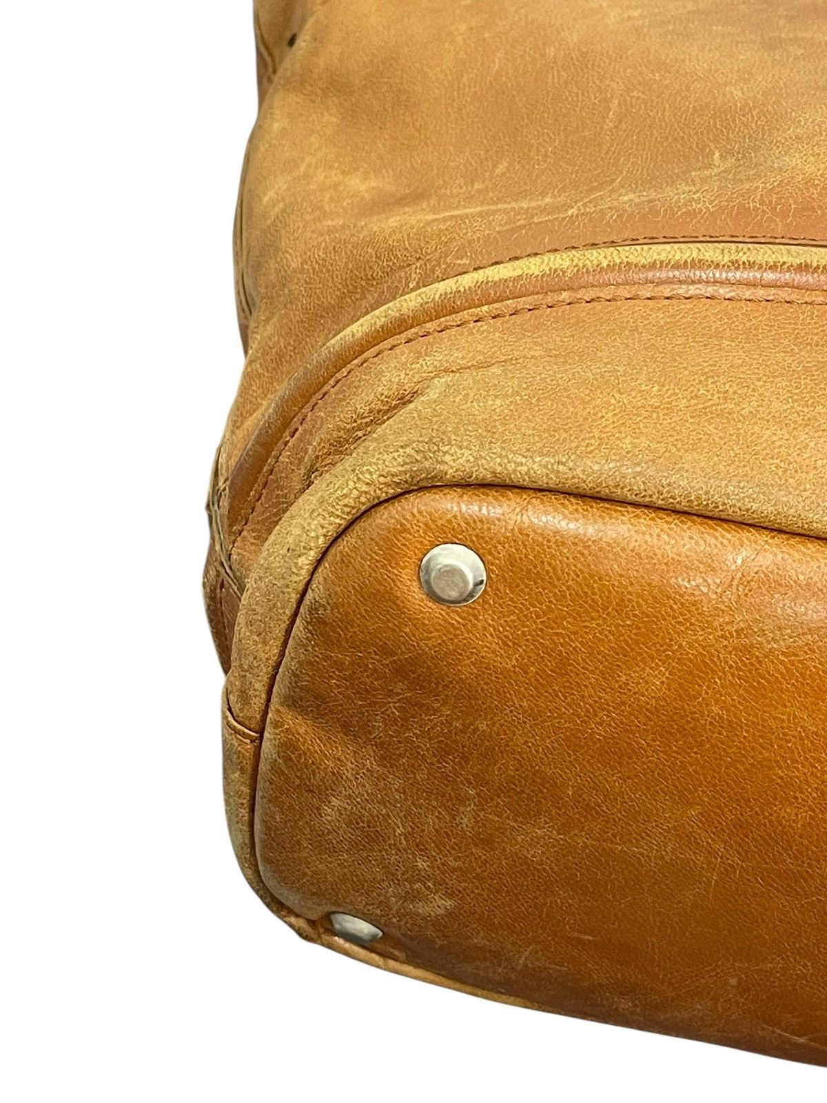 Genuine Leather Full Leather Patina Zeha Tote Shoulder Bag 1🟩7 Size ONE SIZE - 8 Thumbnail
