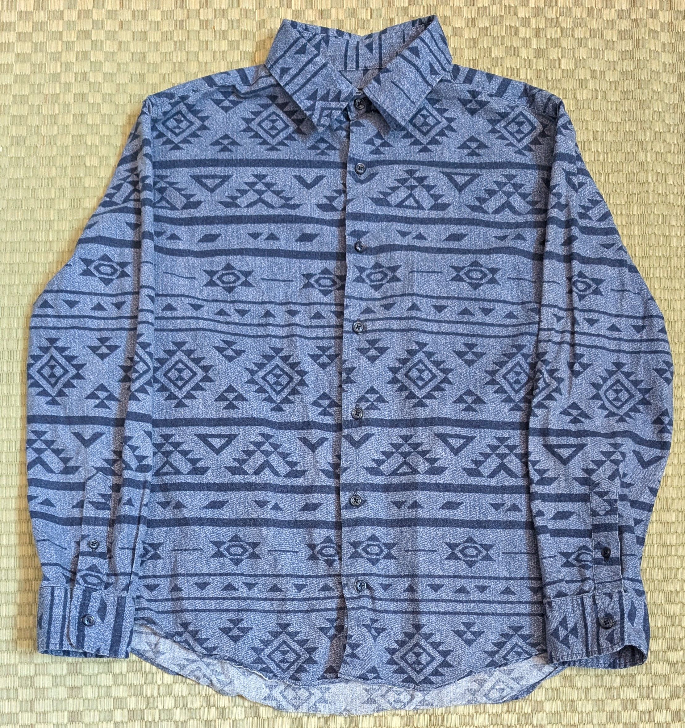 Other RARE Garcon Wave Tribal Pattern Cotton Shirt Made in Japan Size US S / EU 44-46 / 1 - 1 Thumbnail