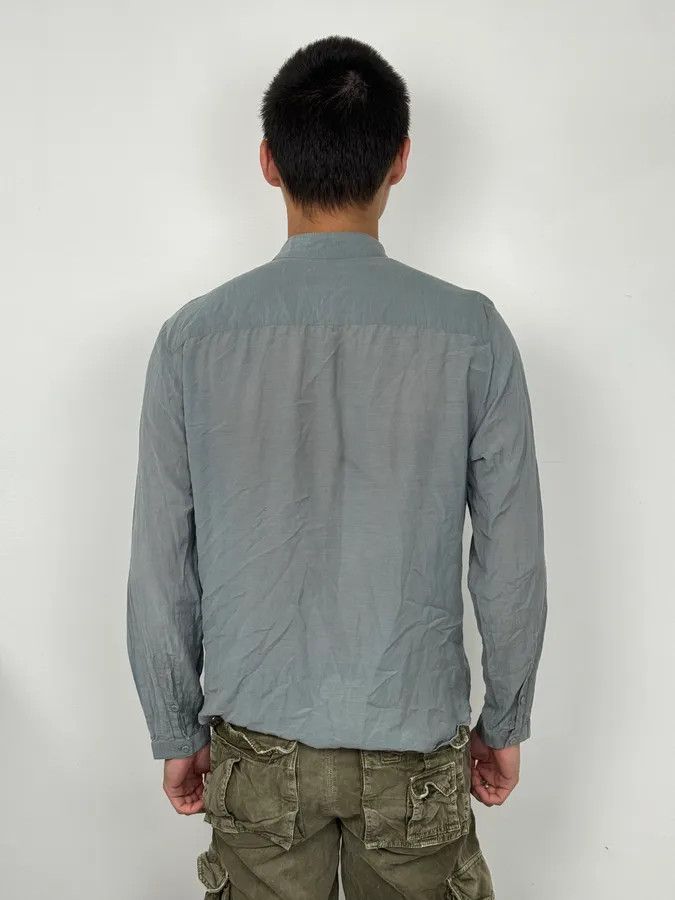 Emporio Armani Emporio Armani Light Blue Korean Style Shirt Size US M / EU 48-50 / 2 - 2 Thumbnail