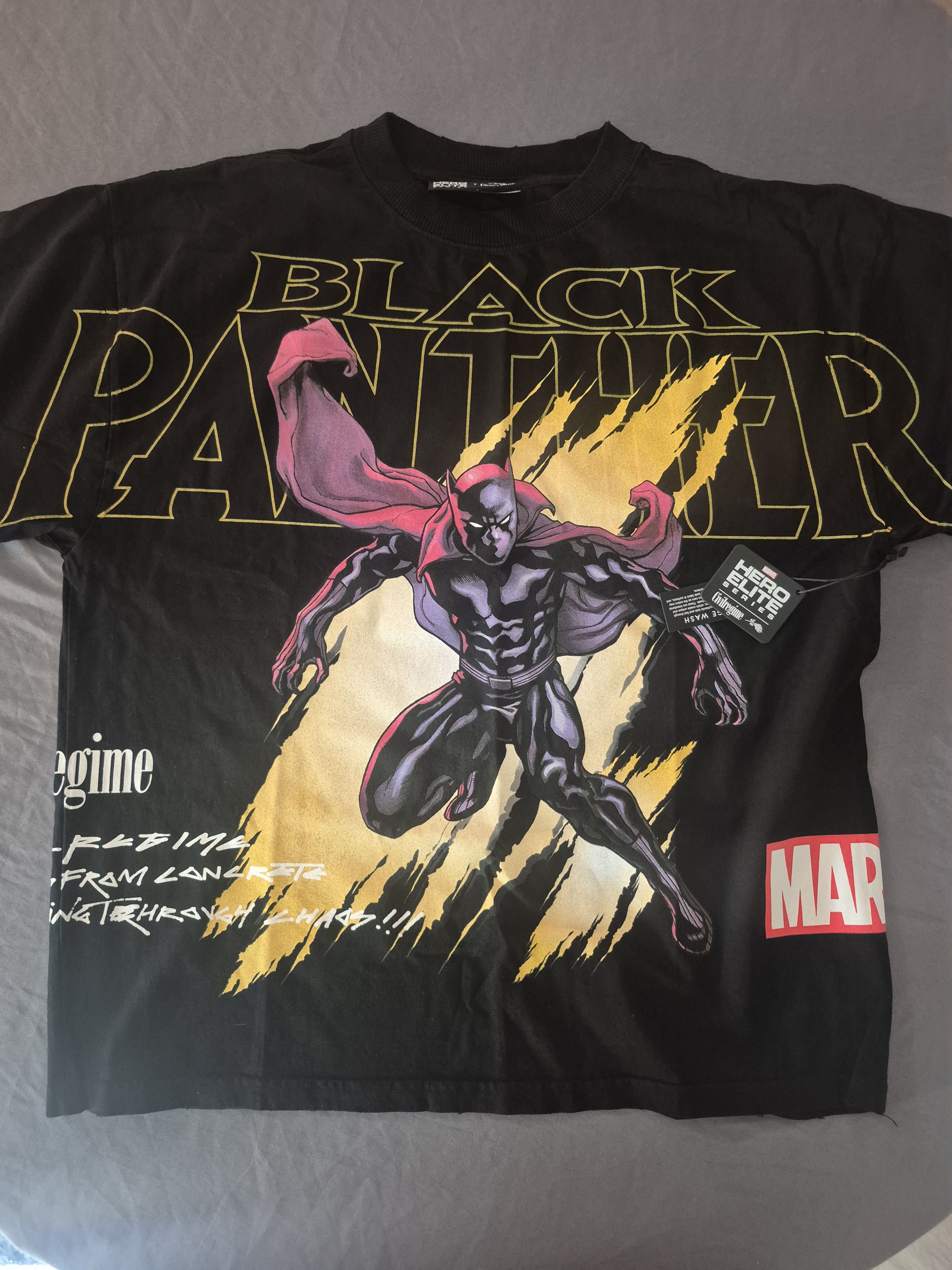 Civil Regime × Marvel Comics Civil Regime x Marvel Black Panther Tee Size Medium BNWT Size US M / EU 48-50 / 2 - 1 Thumbnail