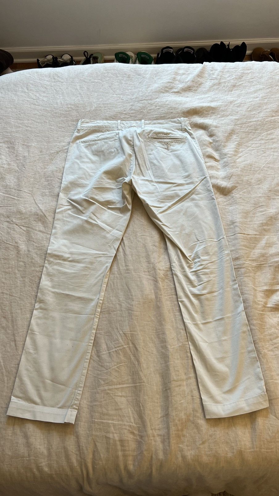 J.Crew J crew white stretch pants Size US 29 - 2 Thumbnail