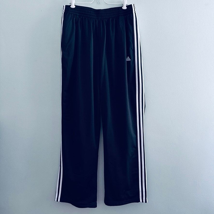 Adidas Adidas navy classic three stripe lined track pants Size US 38 / EU 54 - 2 Thumbnail