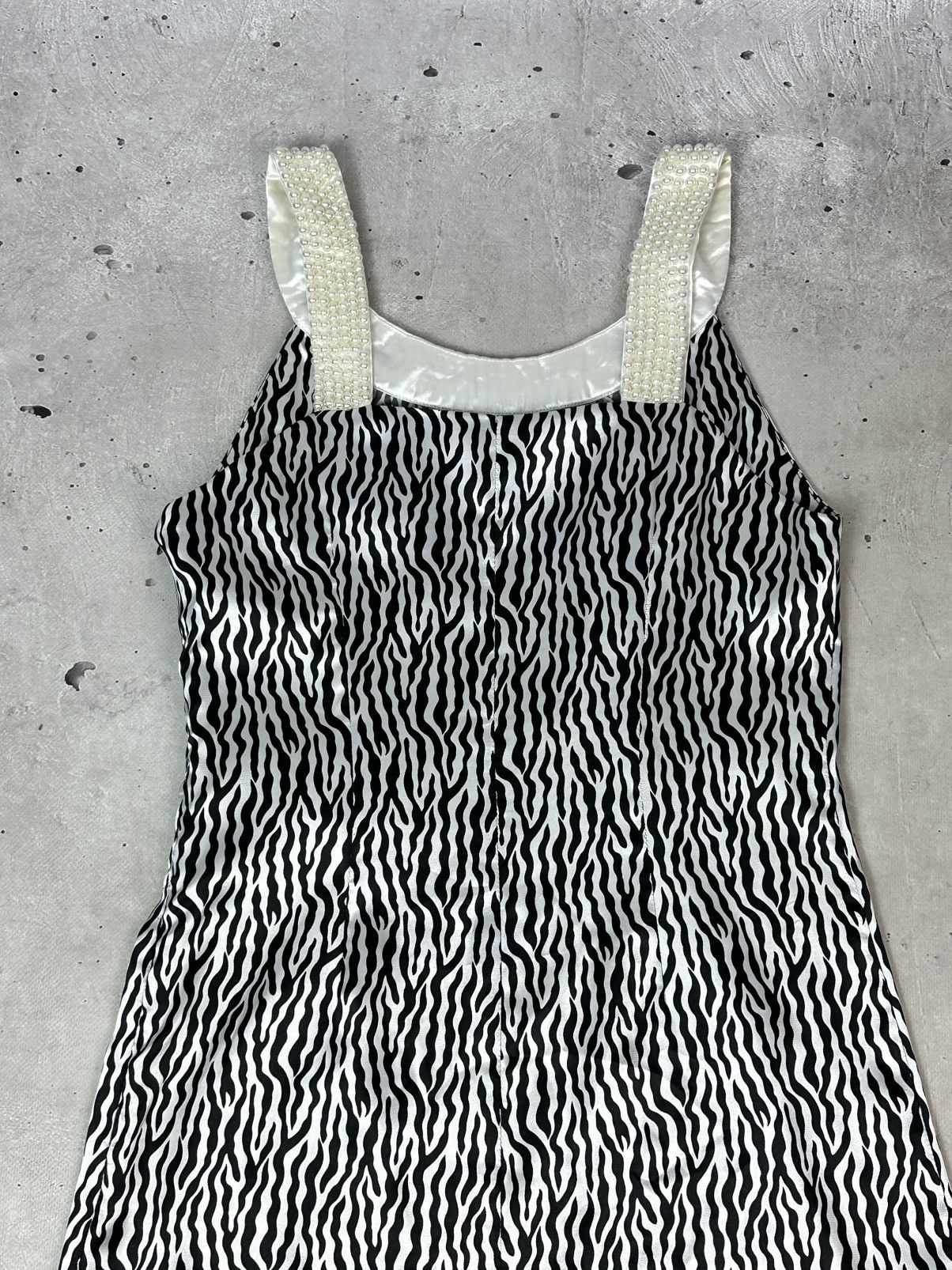 Diane von Furstenberg Diane Von Furstenberg Silk Beads Decorated Stripped Dress Size M / US 6-8 / IT 42-44 - 11 Thumbnail
