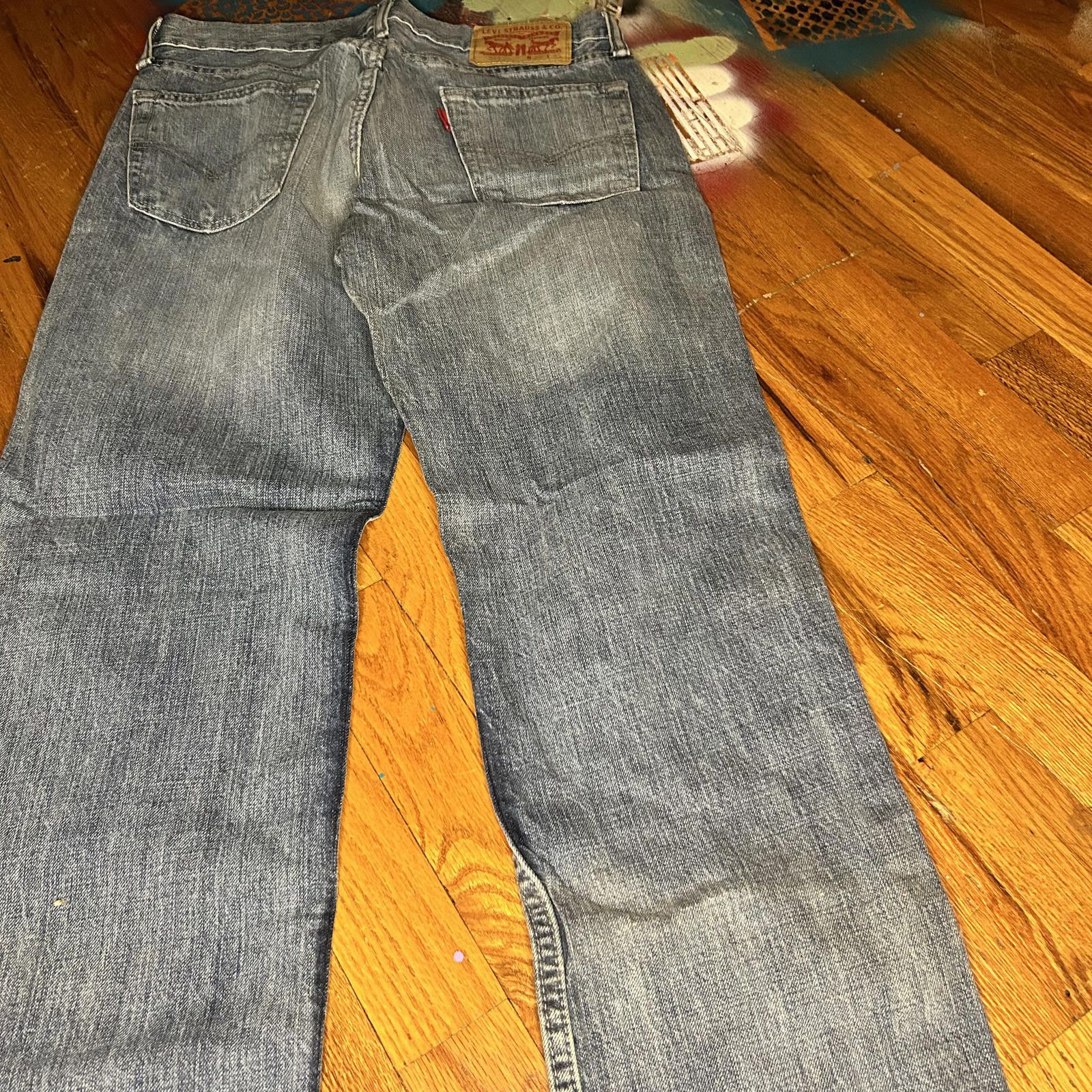 Levi's Levi's 514 Classic Fit Men's Jeans - W29 L32 Size US 29 - 3 Thumbnail