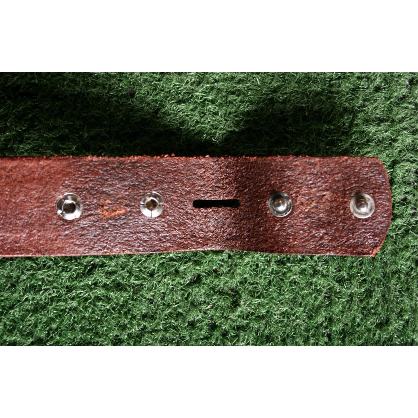 Vintage VINTAGE B-LOW THE BELT Belt Men 32 Reddish Brown Leather Tooled & Braided No Buckle Size 32 - 8 Thumbnail