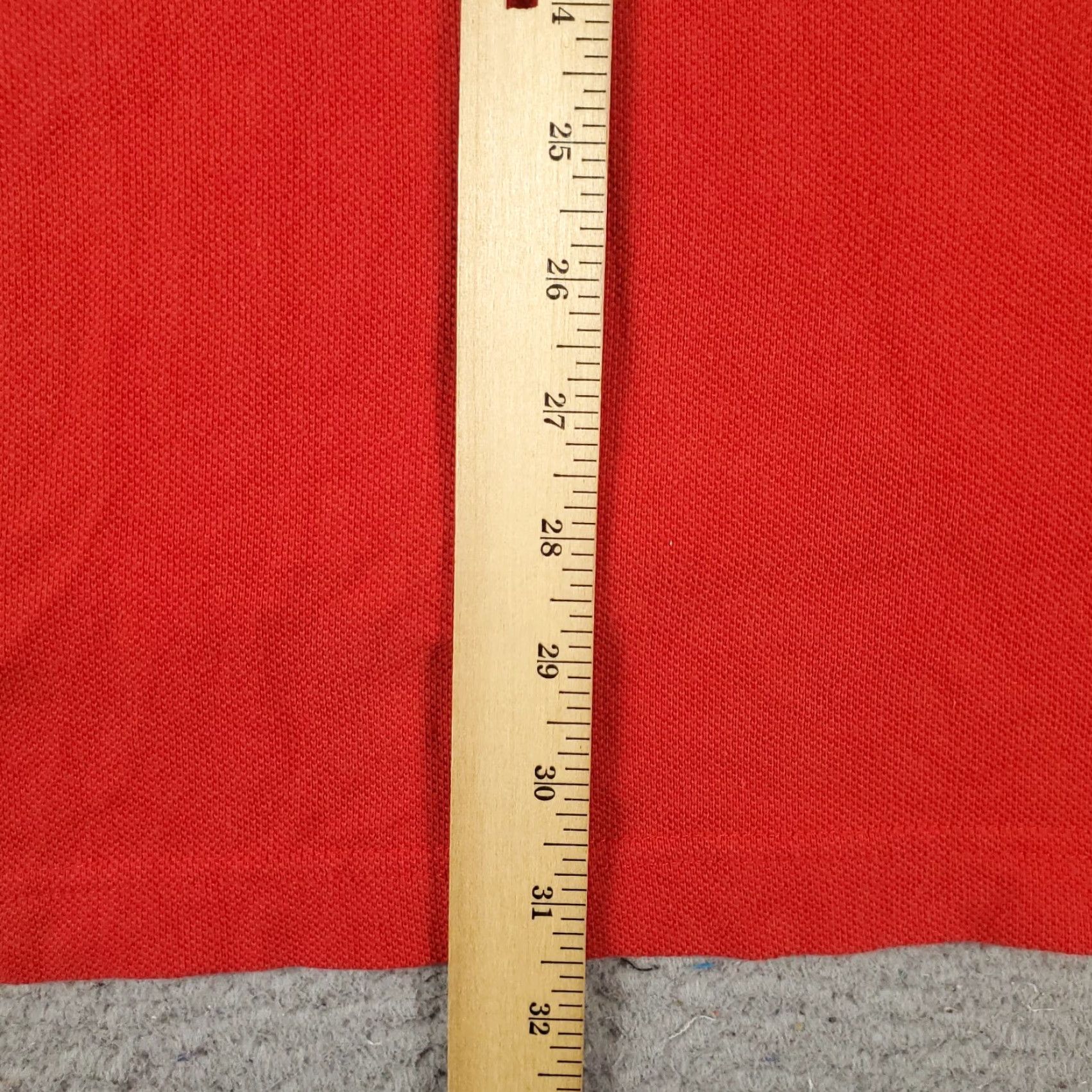 Ralph Lauren VINTAGE Ralph Lauren Polo Shirt Mens XL Red Solid Short Sleeve Polo, Button-Front, Classic American Style, Casual Wear, Men’s XL Size US XL / EU 56 / 4 - 4 Thumbnail