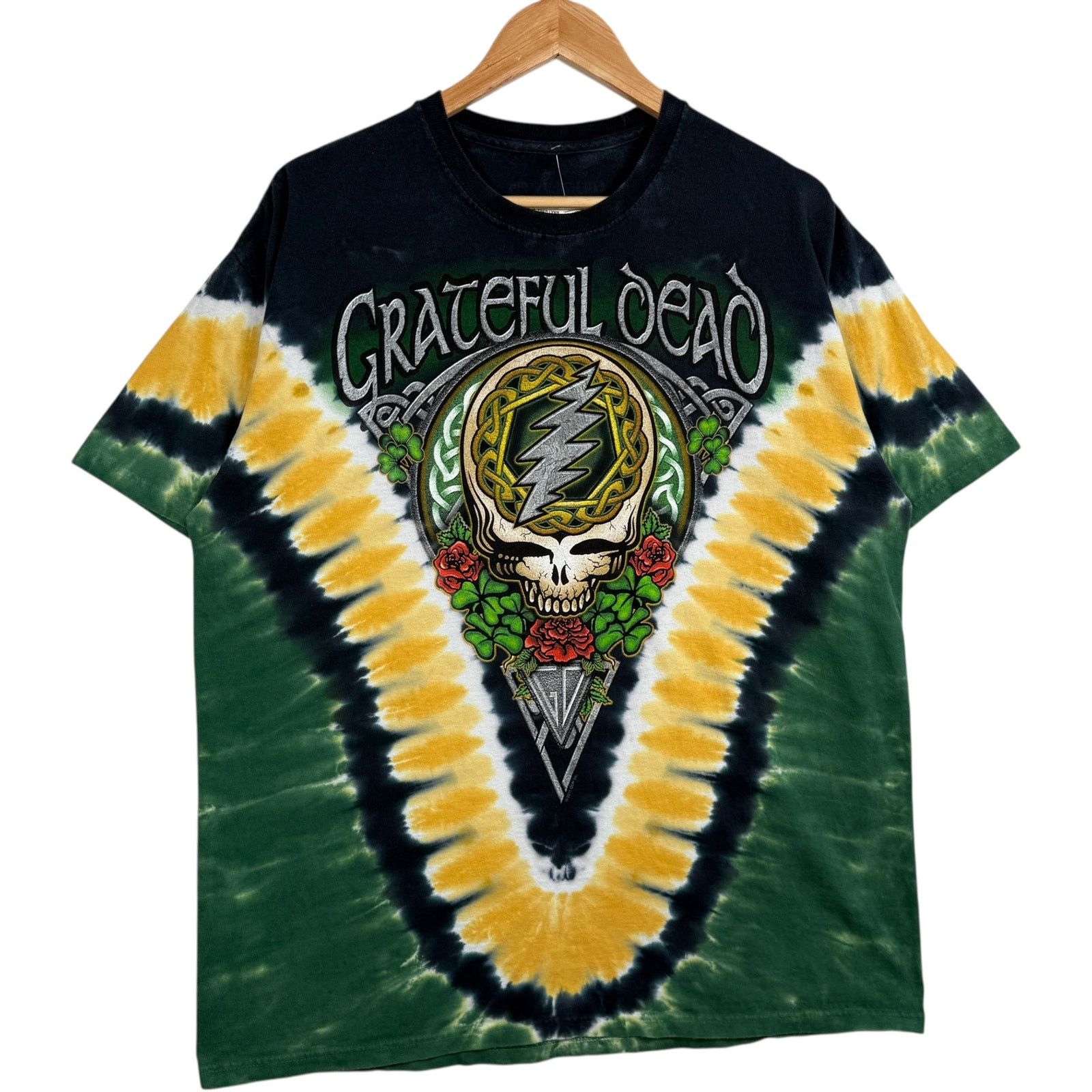 Vintage Vintage Greatful Dead "Steal Your Face" Tie Dye Band Tee XL Size US XL / EU 56 / 4 - 4 Thumbnail