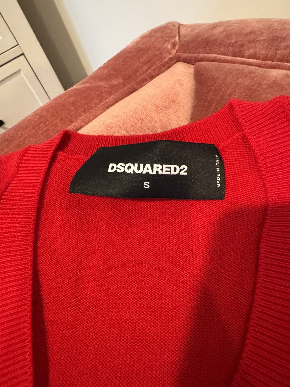 Dsquared2 Dsquared2 red wool shirt Size US S / EU 44-46 / 1 - 3 Thumbnail