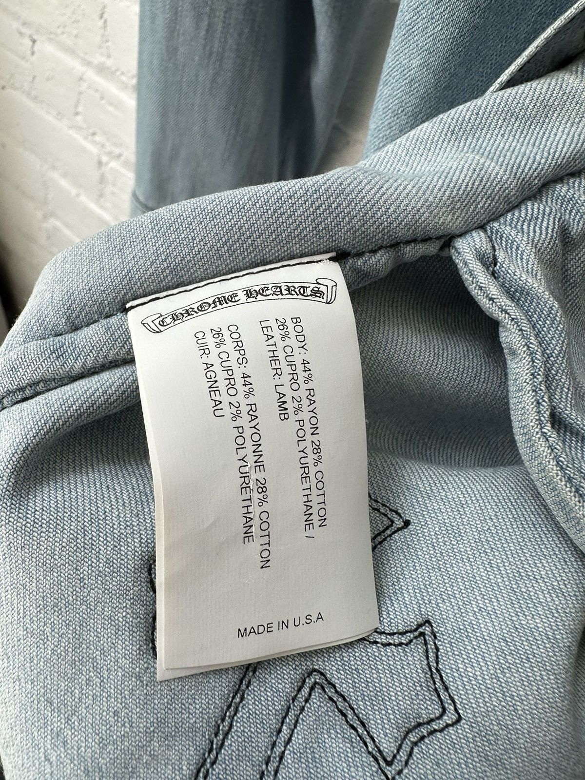 Chrome Hearts CHROME HEARTS PATCHED DENIM JACKET Size US M / EU 48-50 / 2 - 6 Thumbnail