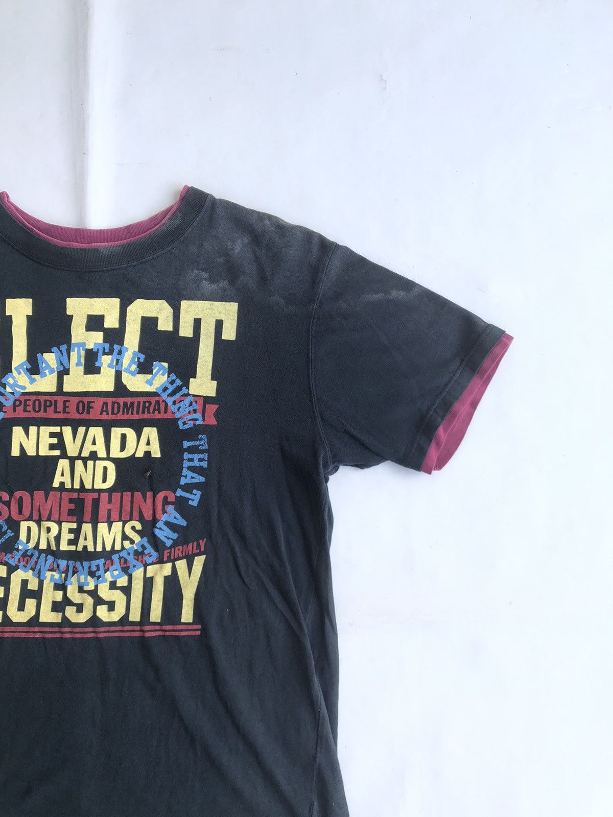 Hysteric Glamour Japasene Poem Double Layer Sun Faded Rock Punk Style Size US M / EU 48-50 / 2 - 2 Thumbnail