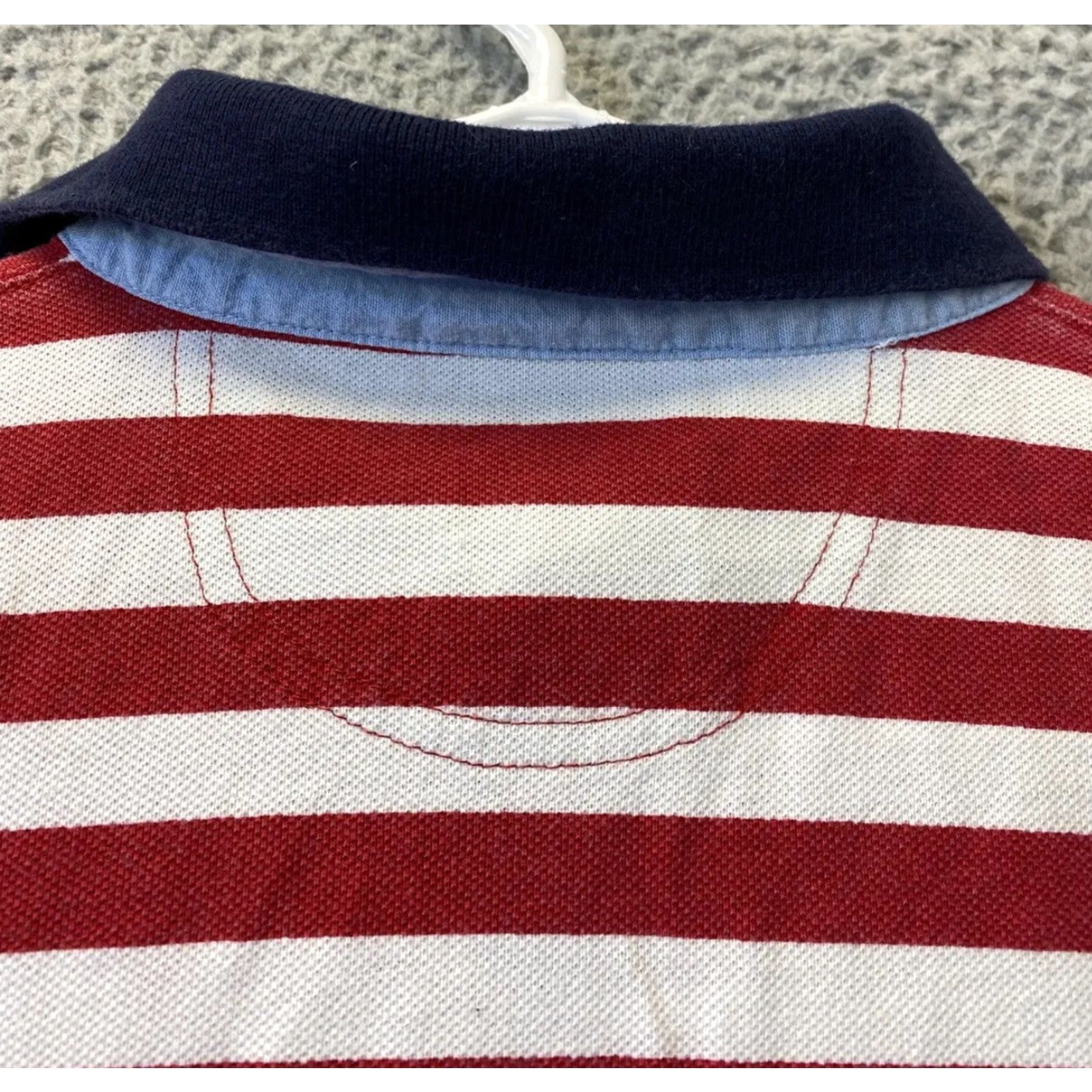Vintage VINTAGE LL Bean Polo Shirt Mens Small S Short Sleeve Red Stripes Casual Golf Walking Size US S / EU 44-46 / 1 - 8 Thumbnail