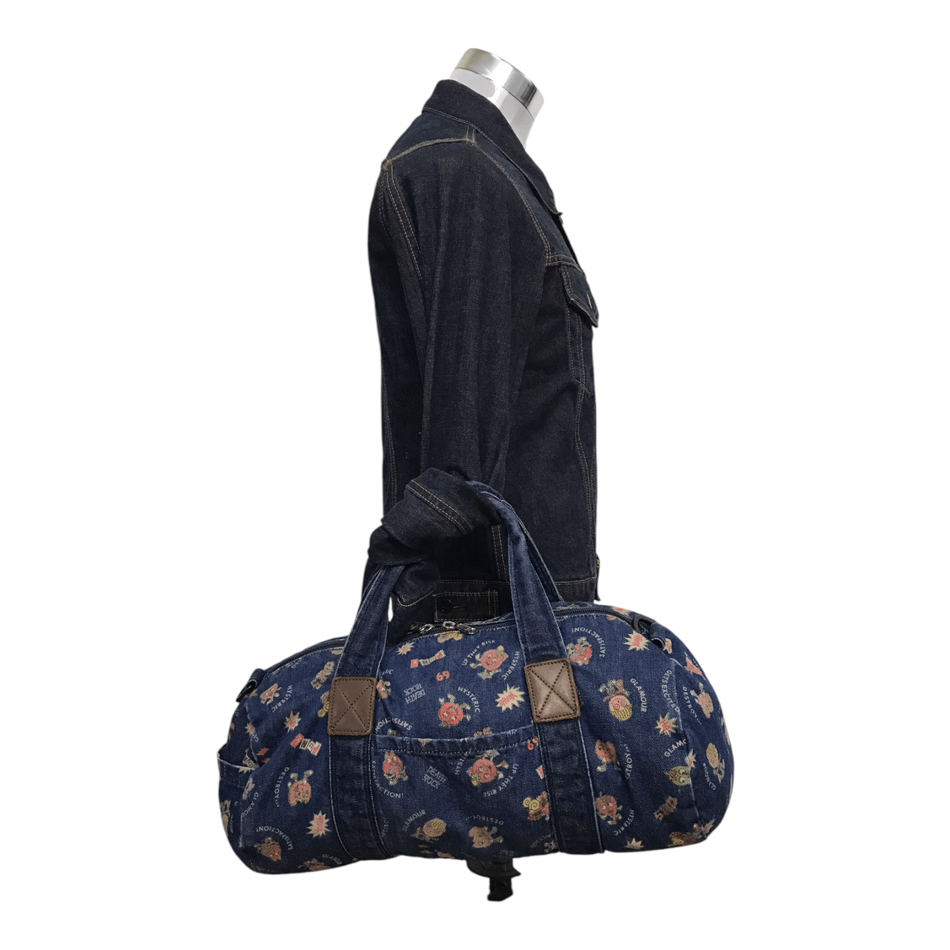 Hysteric Glamour × If Six Was Nine × Japanese Brand Hysteric Glamour Denim Duffle Bag Size ONE SIZE - 2 Thumbnail
