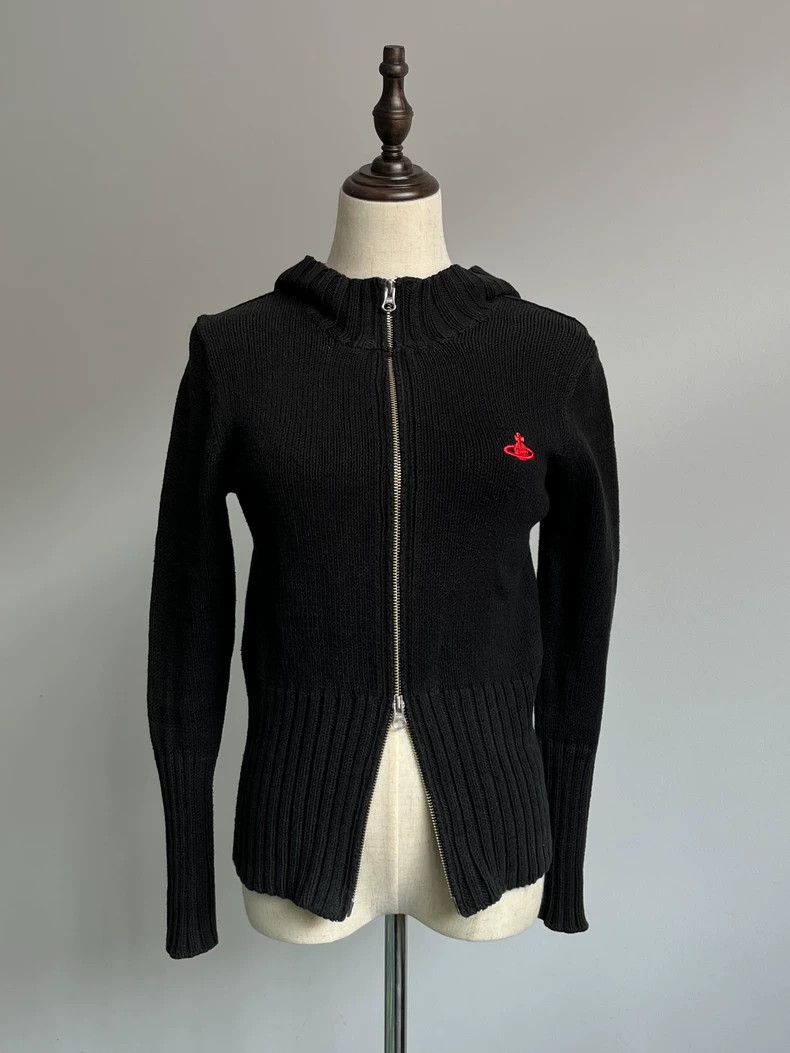 Vivienne Westwood Vivienne Westwood Knitted cardigan with hood and zipper Size M / US 6-8 / IT 42-44 - 6 Thumbnail