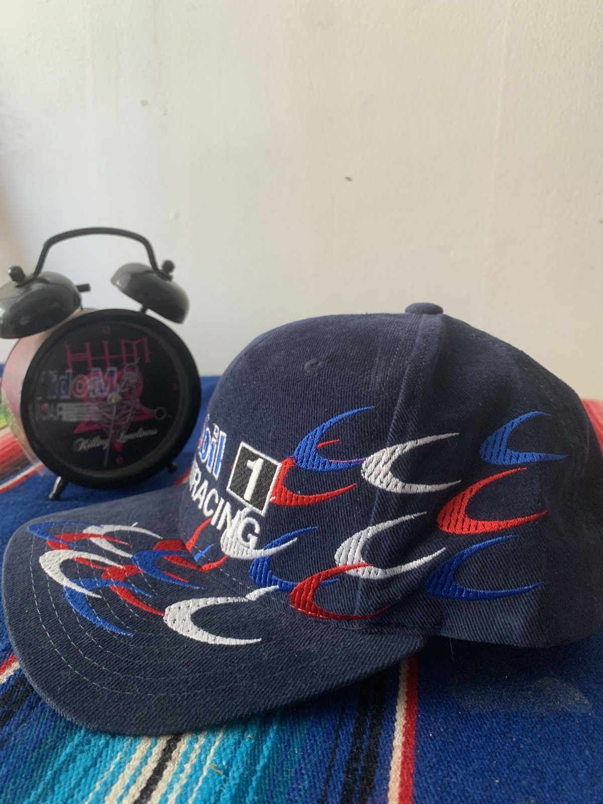 NASCAR × Section 8 Vintage Mobil 1 Racing Trucker Cap Hat Size ONE SIZE - 5 Thumbnail