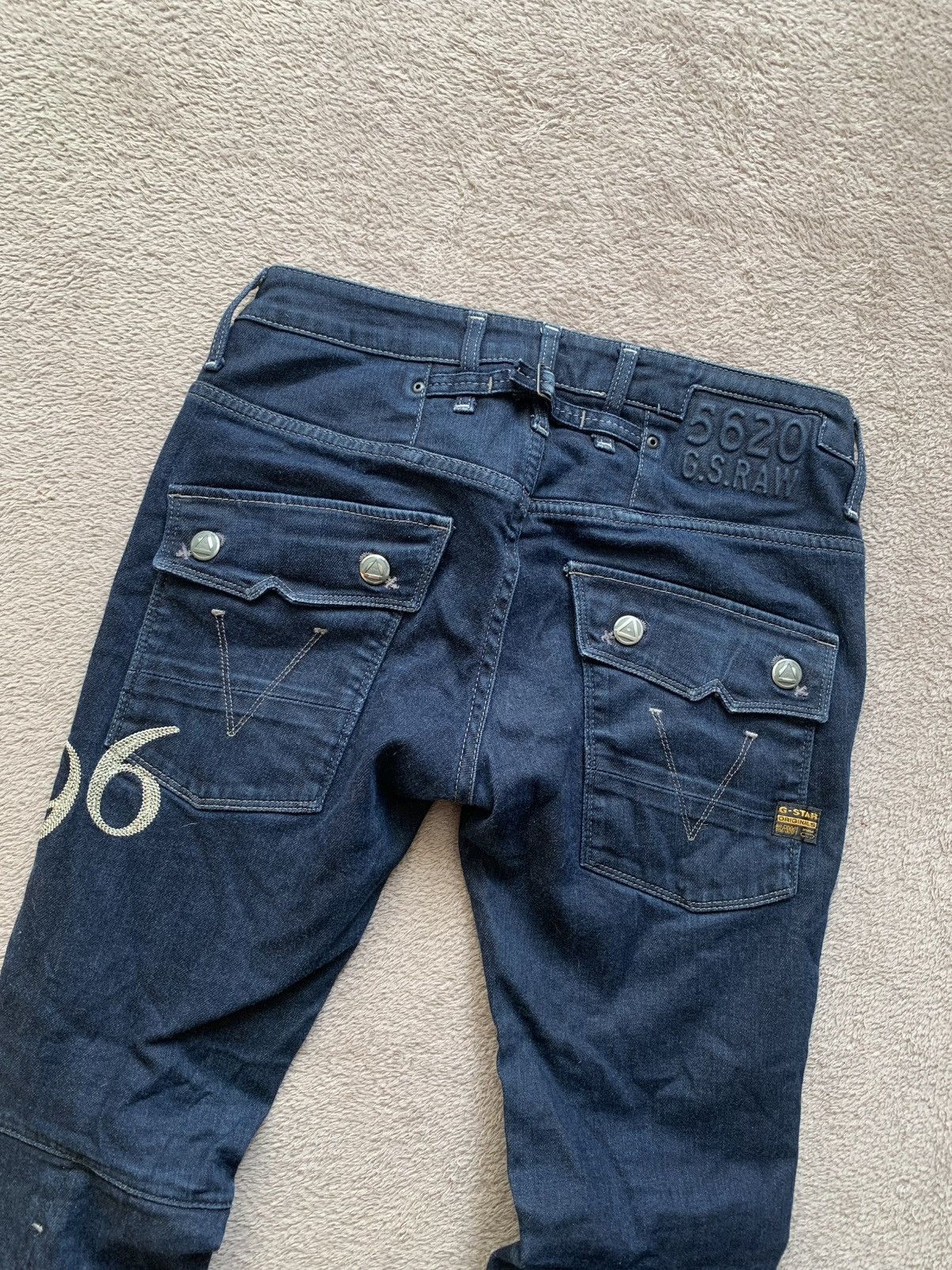 Vintage Y2K G-Star Motor 5620 Tapered Embro Jeans LGB levis vibe Size US 26 / EU 42 - 2 Thumbnail