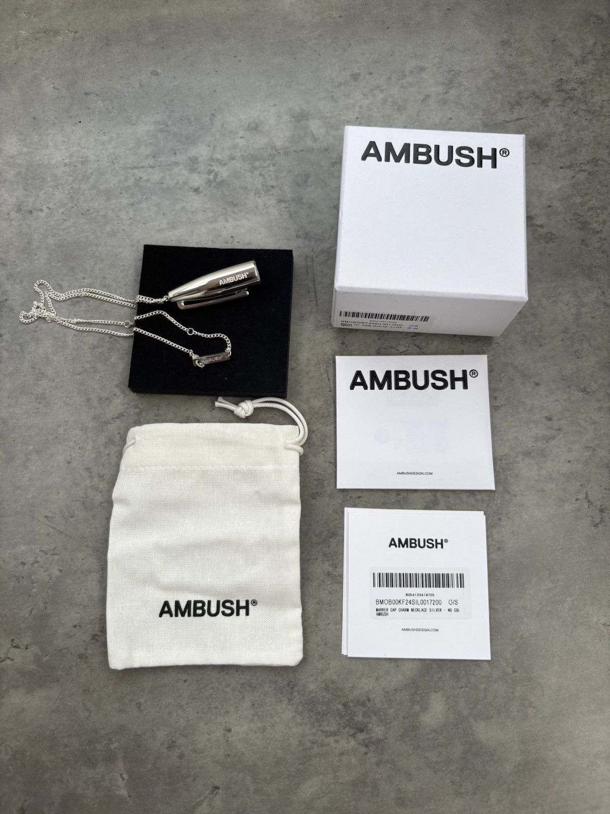 Ambush Design AMBUSH marker cap pendant necklace Size ONE SIZE - 9 Thumbnail