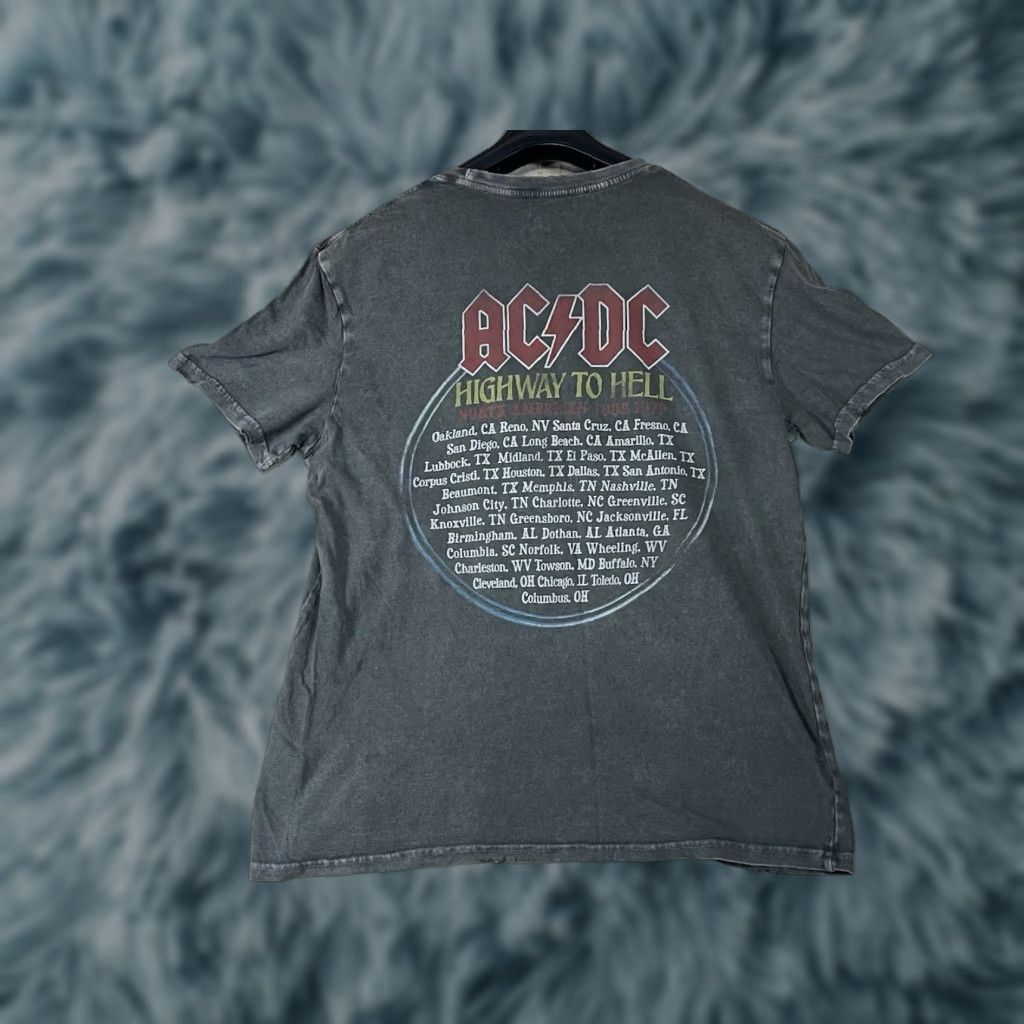 Lucky Brand Lucky Brand AC/DC Highway To Hell T-Shirt Mens M Black Distressed Style Shirt Size US M / EU 48-50 / 2 - 1 Thumbnail