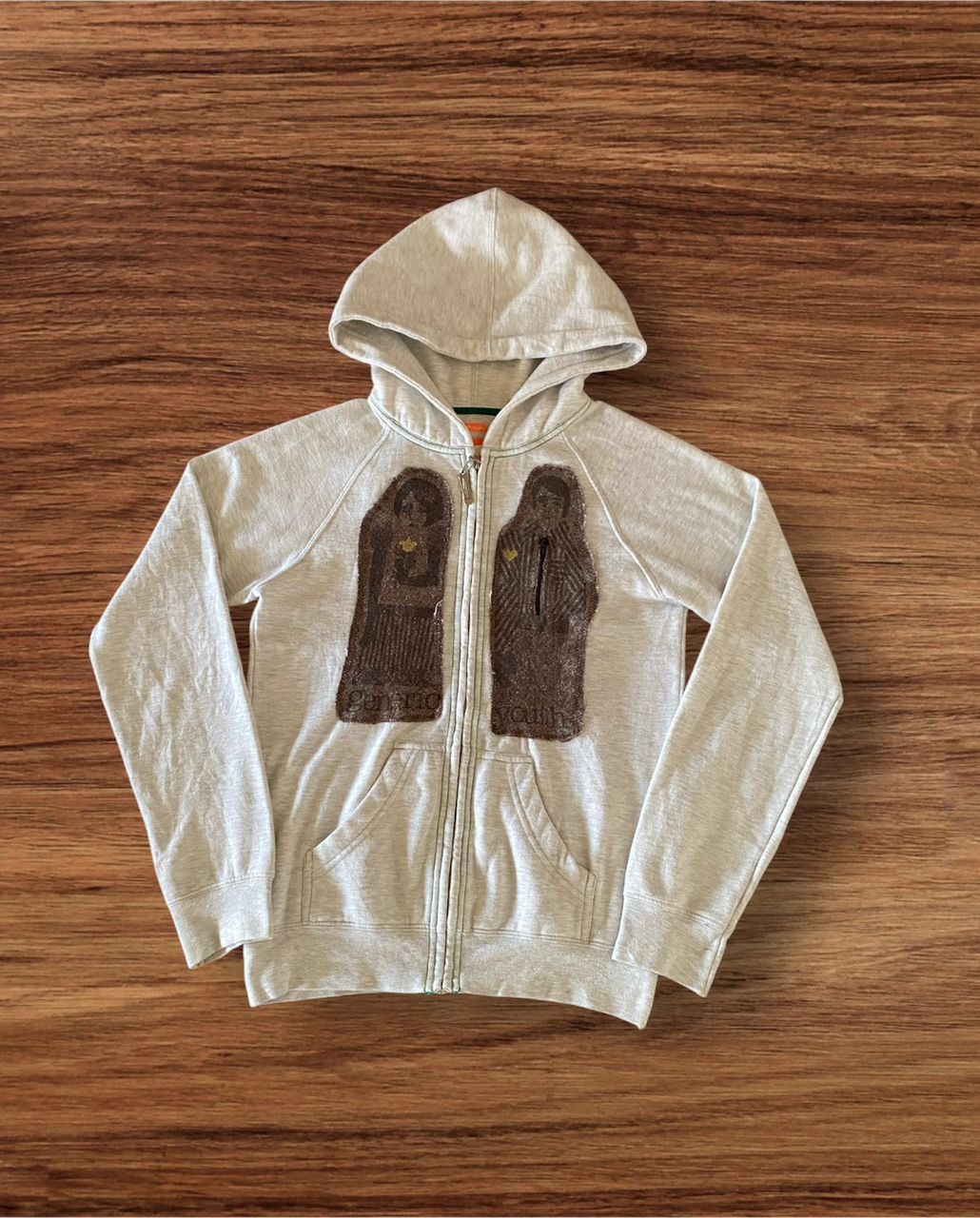 Hysteric Glamour × Vintage Vintage Generic Youth Zipper Hoodie Art Design Style Size US S / EU 44-46 / 1 - 1 Thumbnail