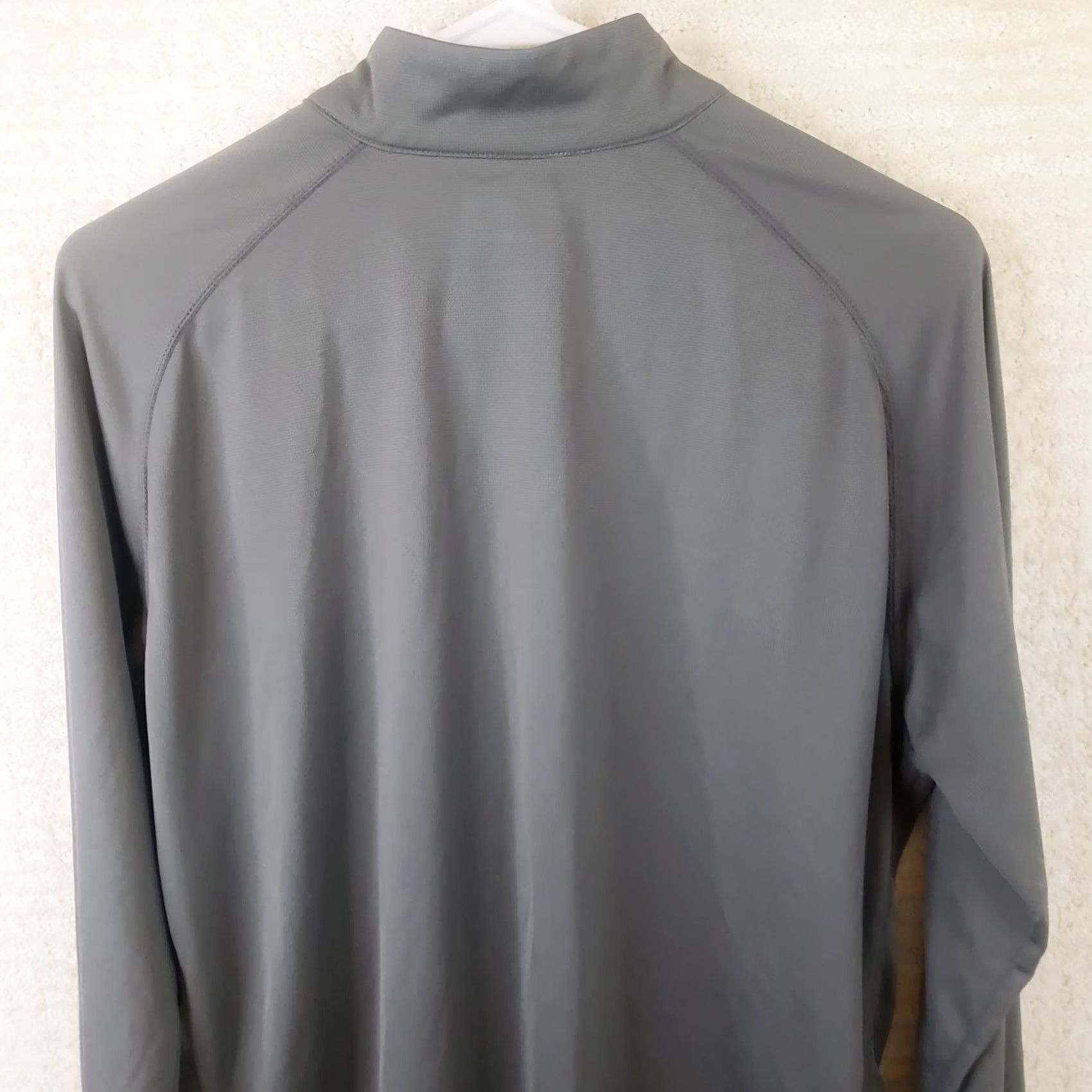 Vintage VINTAGE Alpine Design DRI-LOGIC Pullover Long Sleeve Mock Neck 1/4 Zip Men L Gray Size US L / EU 52-54 / 3 - 7 Thumbnail